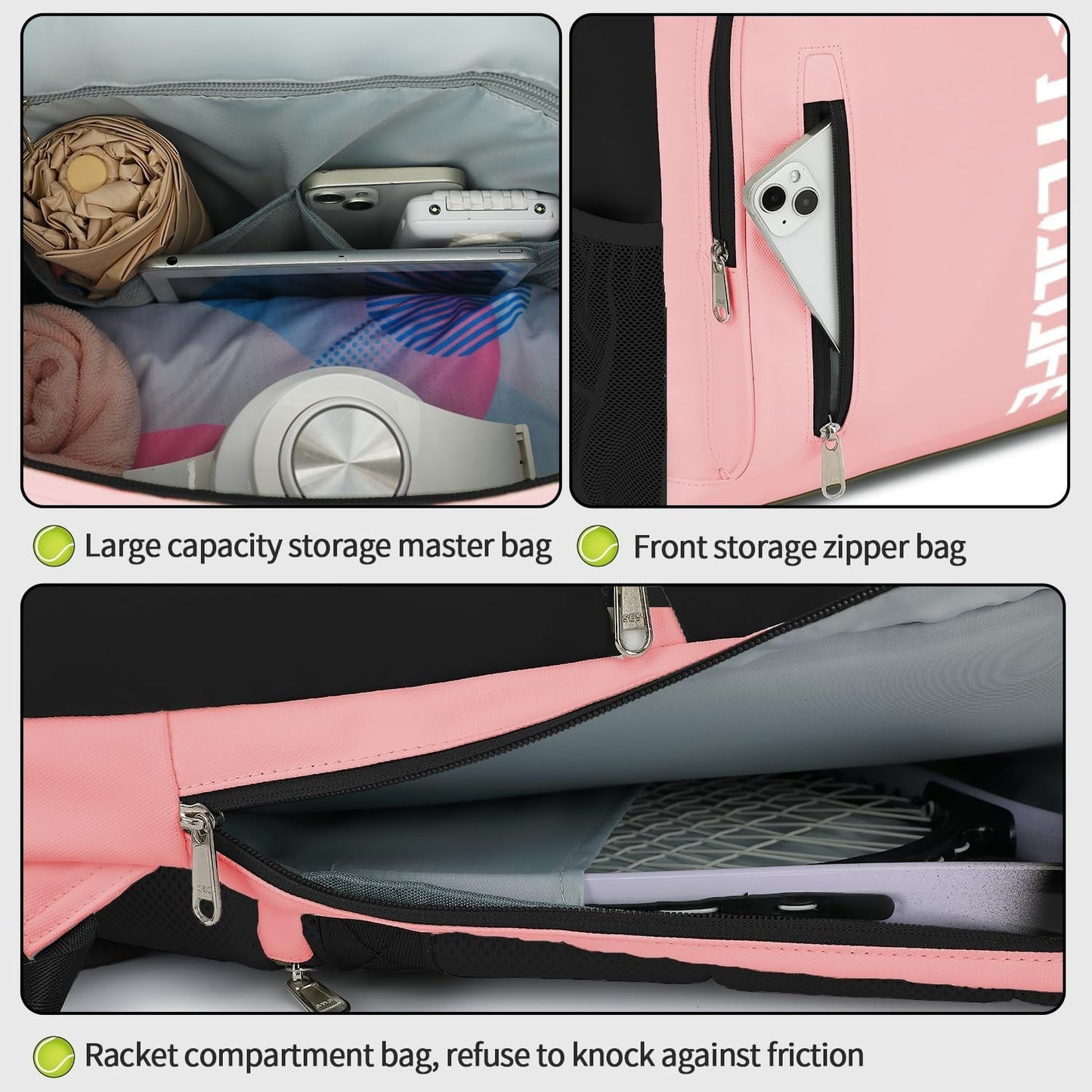 Waterproof Gym Duffel Backpack with Shoe Compartment, 4 Carry Methods, Sports &7