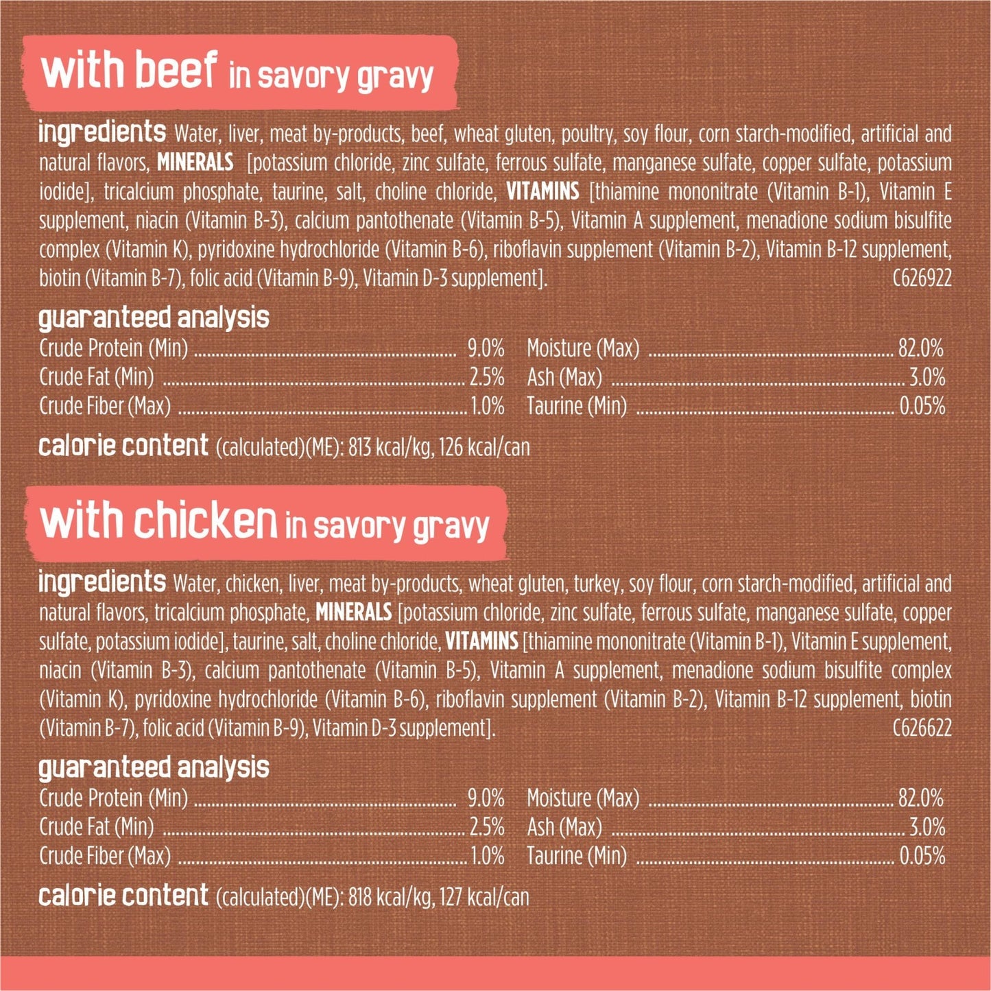 Chunky Wet Cat Food Variety Pack 24ct   Extra Gravy Chicken, Turkey, Salmon, Bee6