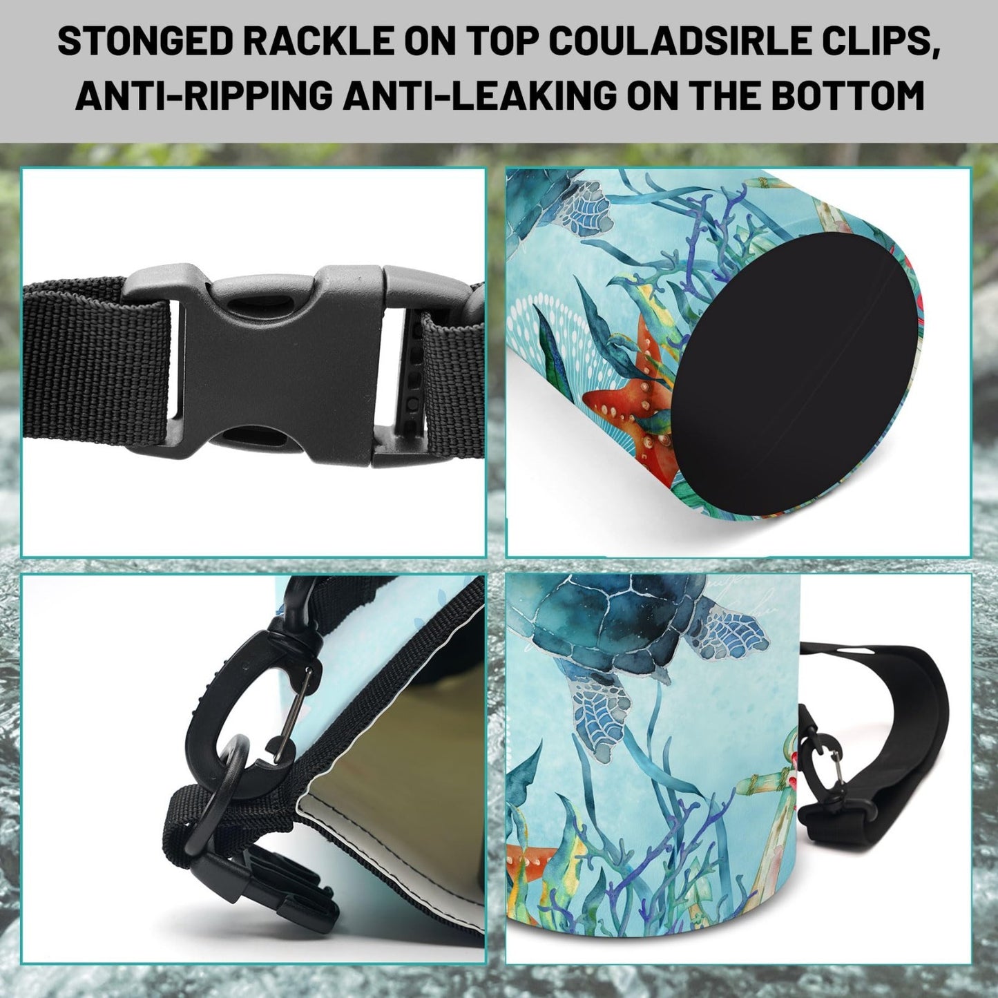 Waterproof Dry Bag Backpack - Lightweight Floating Bags for Kayaking, Fishing, C3