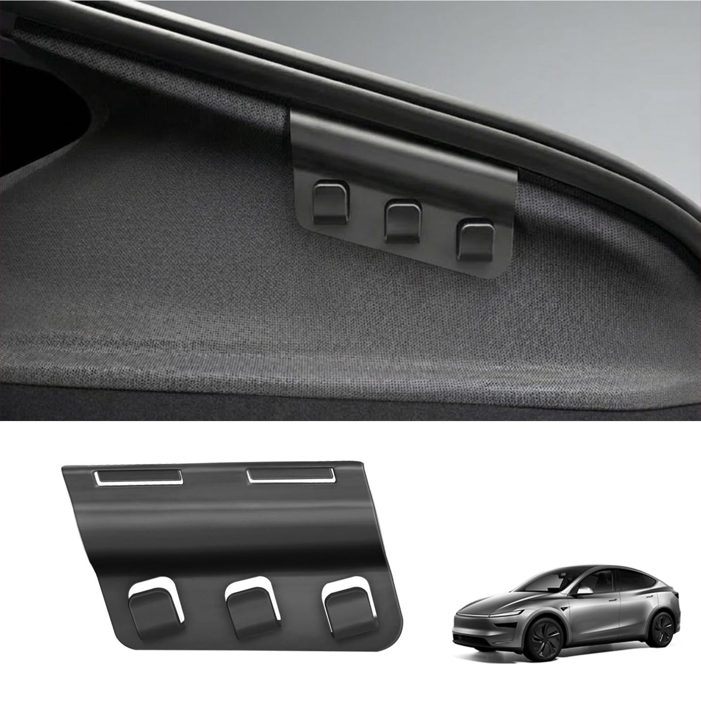 Trunk Hook Organizer for Model Y - ABS Grocery Bag Holder, 2025-2026 Accessory1