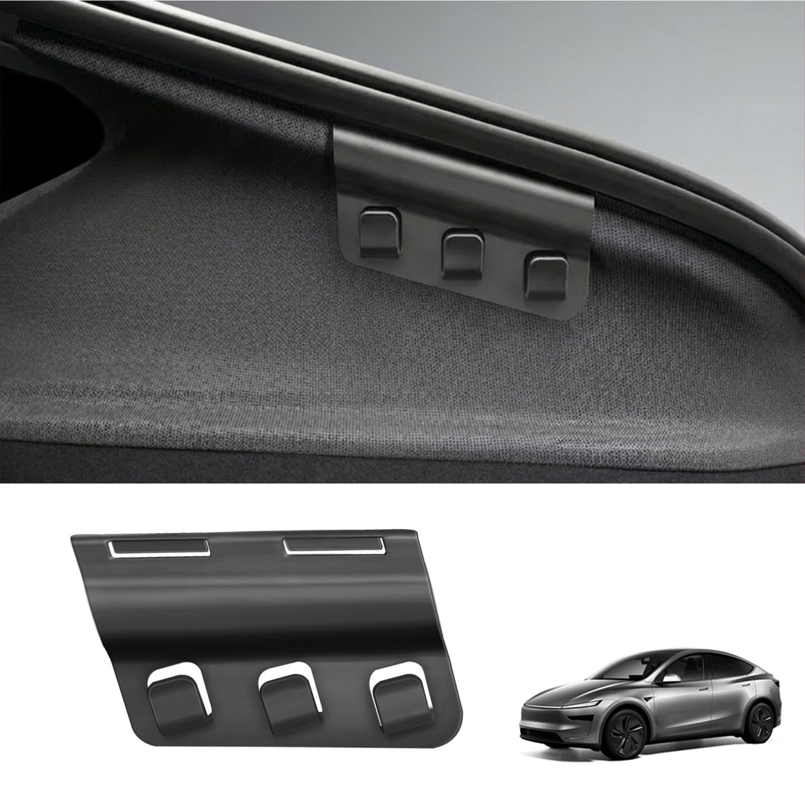 Trunk Hook Organizer for Model Y - ABS Grocery Bag Holder, 2025-2026 Accessory1