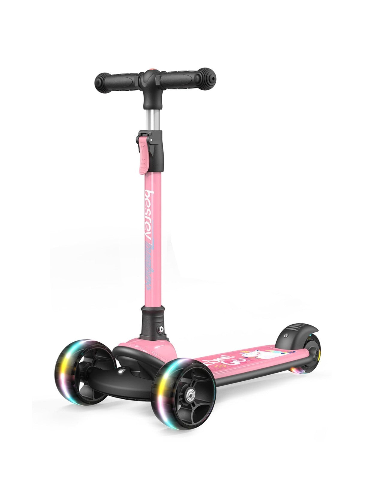 3-Wheel Kids Scooter Ages 3-10, Adjustable Height, Safe & Sturdy Design1