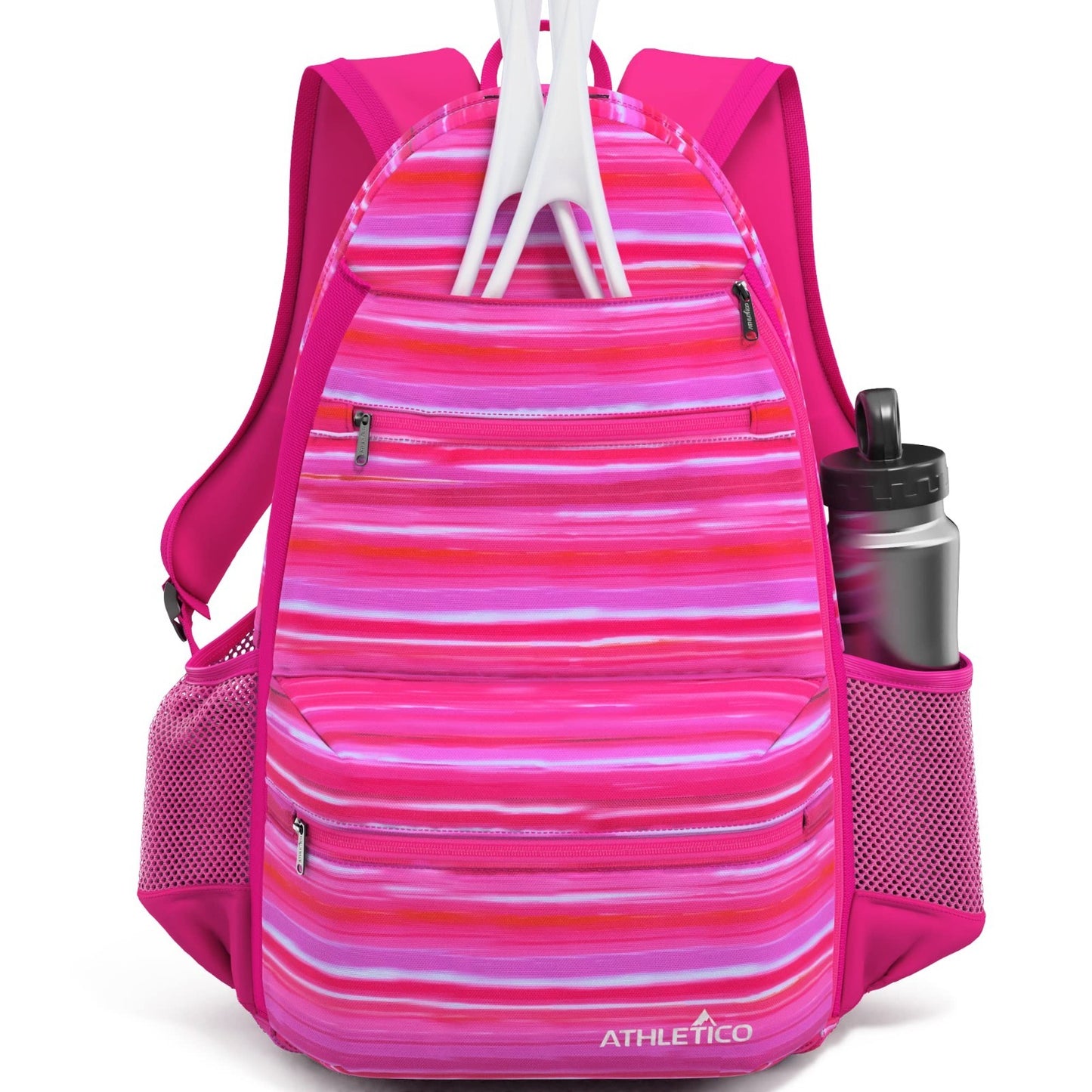 City Tennis Bag with Multiple Pockets, Durable Material, Adjustable Straps1