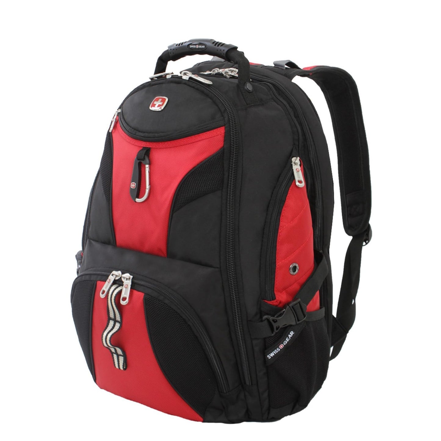 17 Inch TSA Laptop Backpack, Travel Friendly, Water Resistant, Black/Red1
