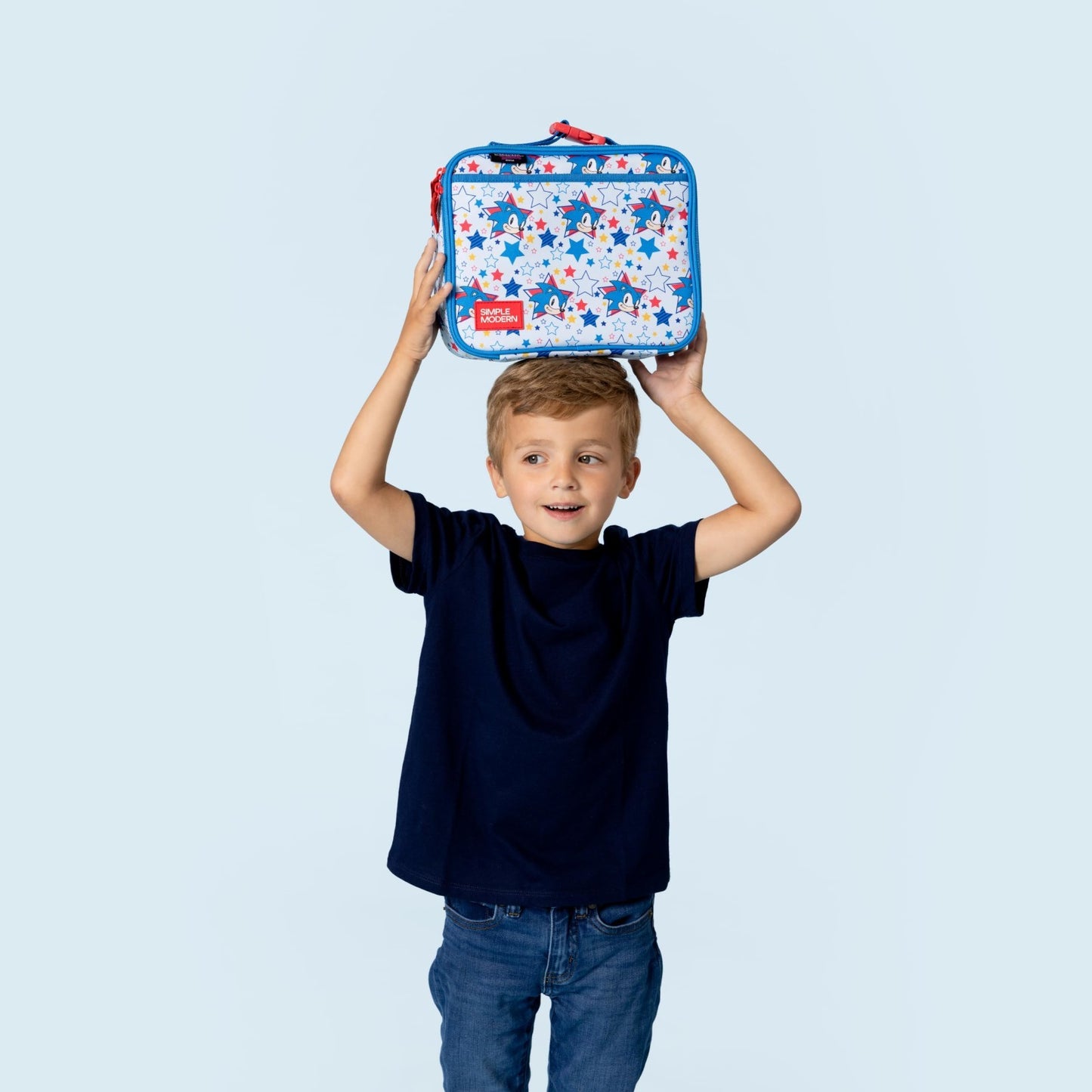 Sonic the Hedgehog Kids Lunch Box & Bag Set | Bento Box Compatible | Cute School3