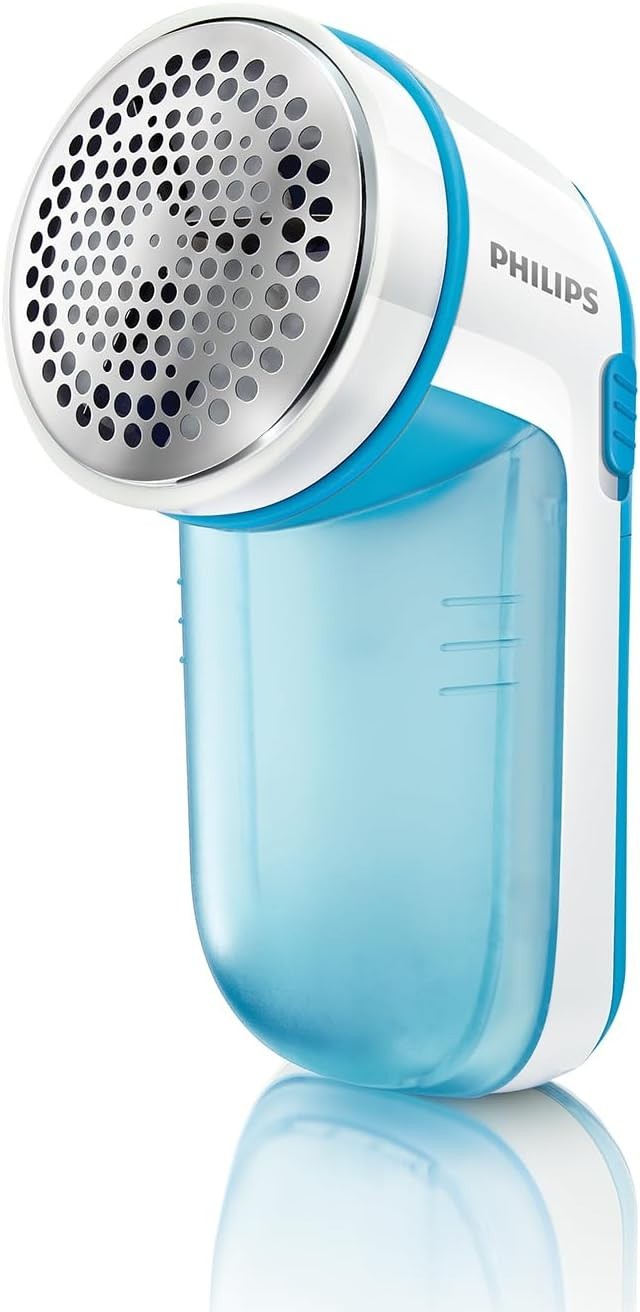 Fabric Shaver for All Garments - Removes Fabric Pills, Large Blade, Cleaning Bru1