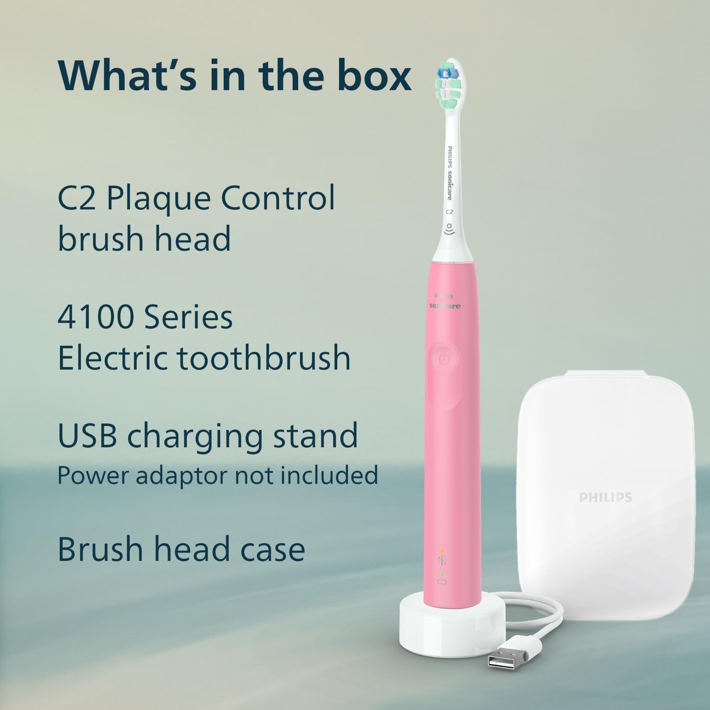Rechargeable Electric Toothbrush, Deep Pink   700% Plaque Removal, Pressure Sens7