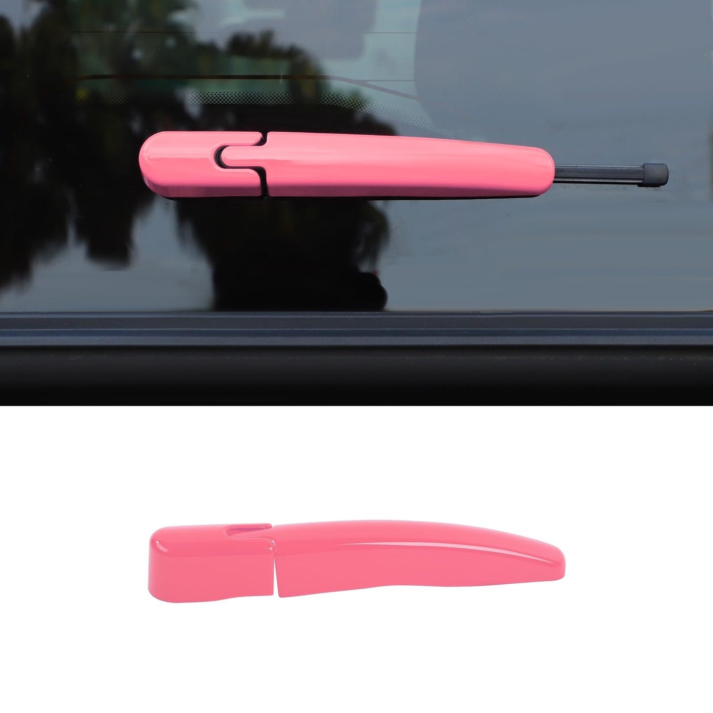 Rear Window Wiper Arm Blade Cover Trim for Ford Bronco 2021-2025, Pink Accessory1