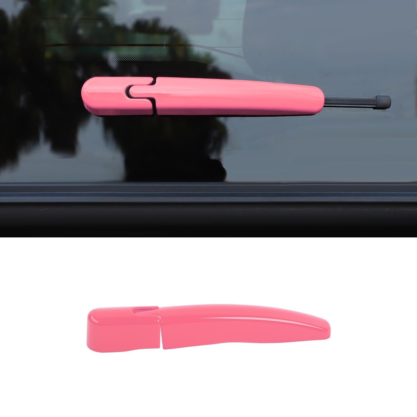 Rear Window Wiper Arm Blade Cover Trim for Ford Bronco 2021-2025, Pink Accessory1