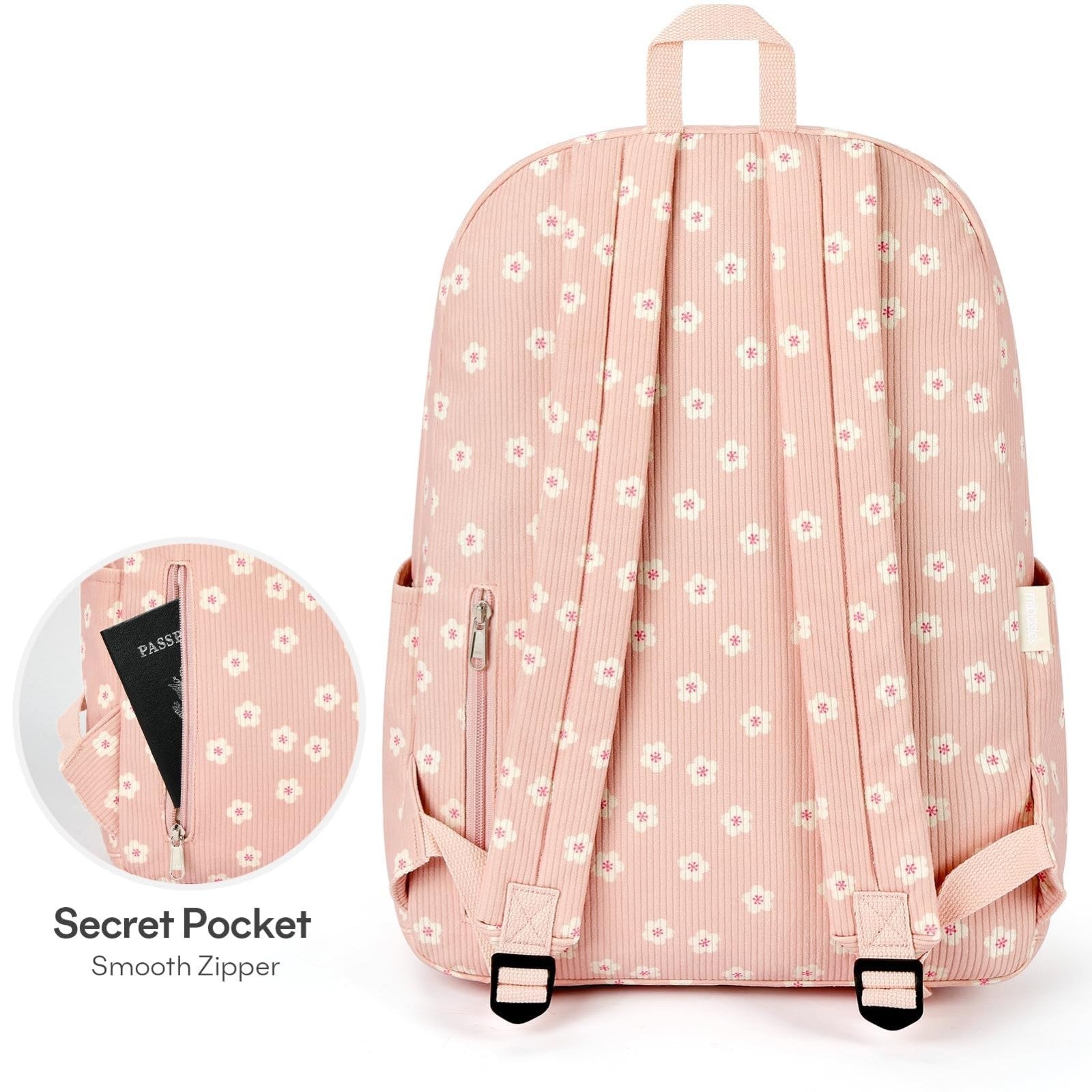 Adorable Preppy Corduroy Kids Backpack & Bookbag for Girls   School Essentials5