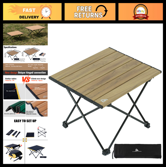 **Optimized eBay Title:**  Ultralight Portable Folding Camping Table with Carry0