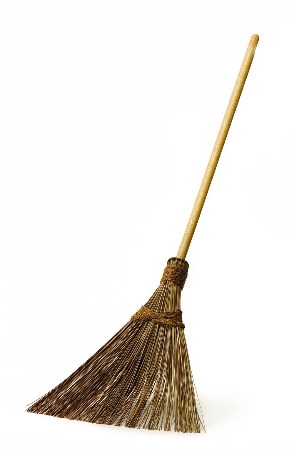 Heavy-Duty Garden Broom for Leaves & Debris - Outdoor Cleaning Tool, Durable Des1
