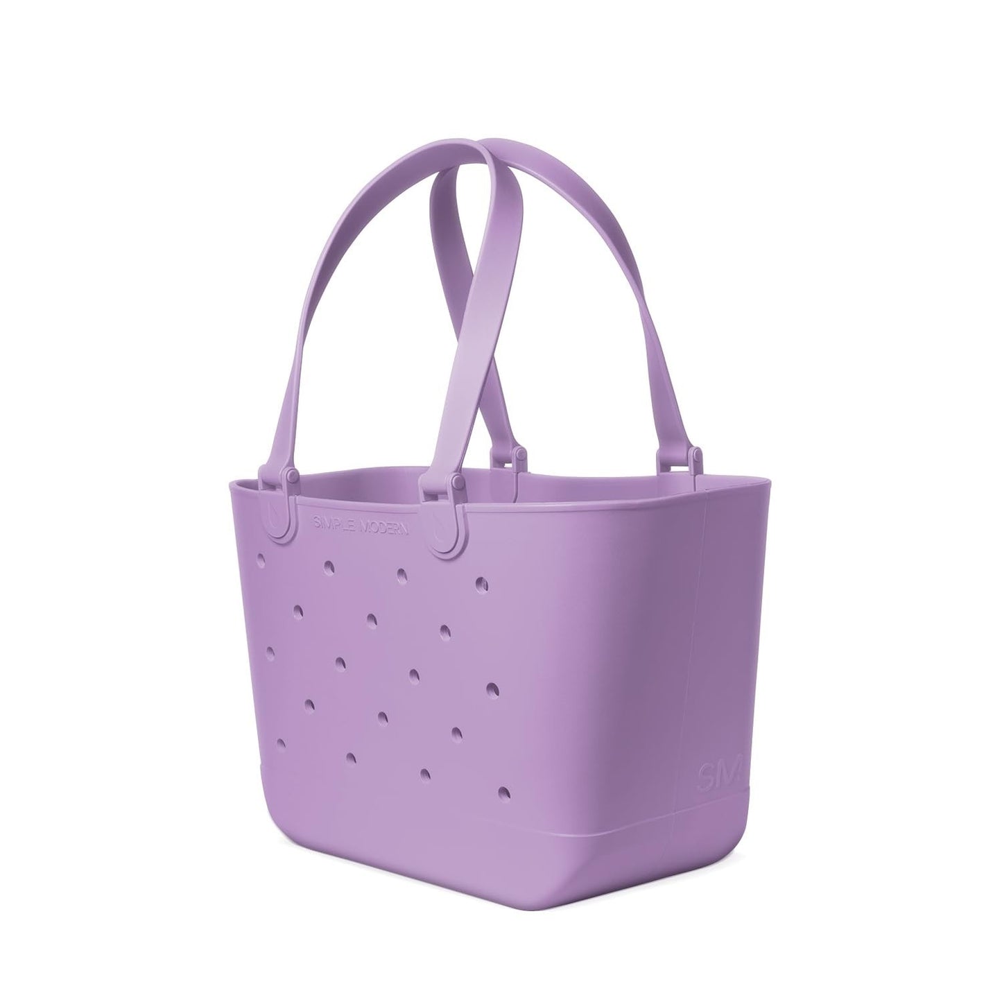 Large Waterproof Beach Tote Bag - Purple Getaway Bag with Zipper Pocket, Travel3