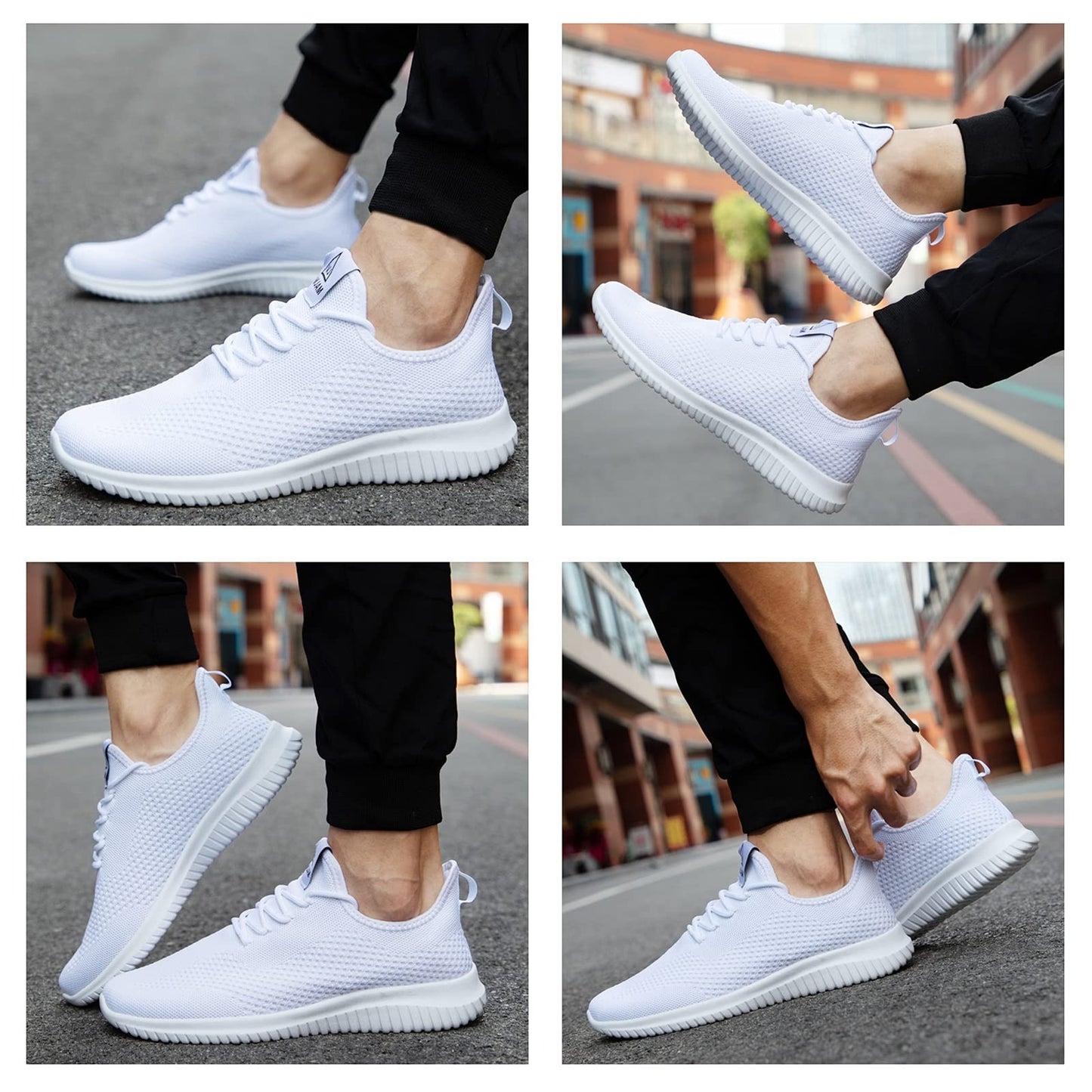 Lightweight Breathable Men's Running Shoes, Non-Slip Athletic Sneakers, Casual S6