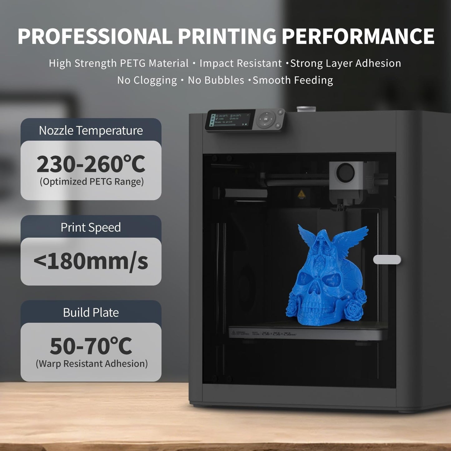Multi-Color PETG Filament 1.75mm 6kg (13.2lbs) | Strong Adhesion, Low Stringing,4