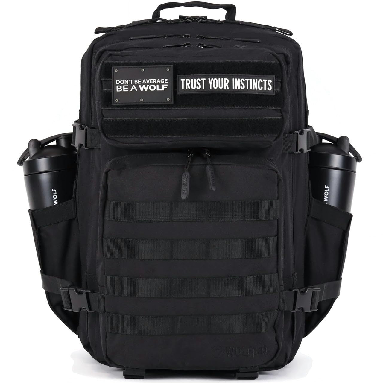 Durable 45L Waterproof Gym Backpack   1000D Oxford, MOLLE Webbing, Laptop Pocket1