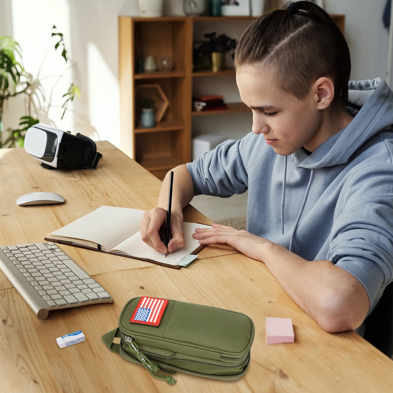 Large Capacity Pencil Case   Tactical Storage Pouch for Markers & Tools   School2