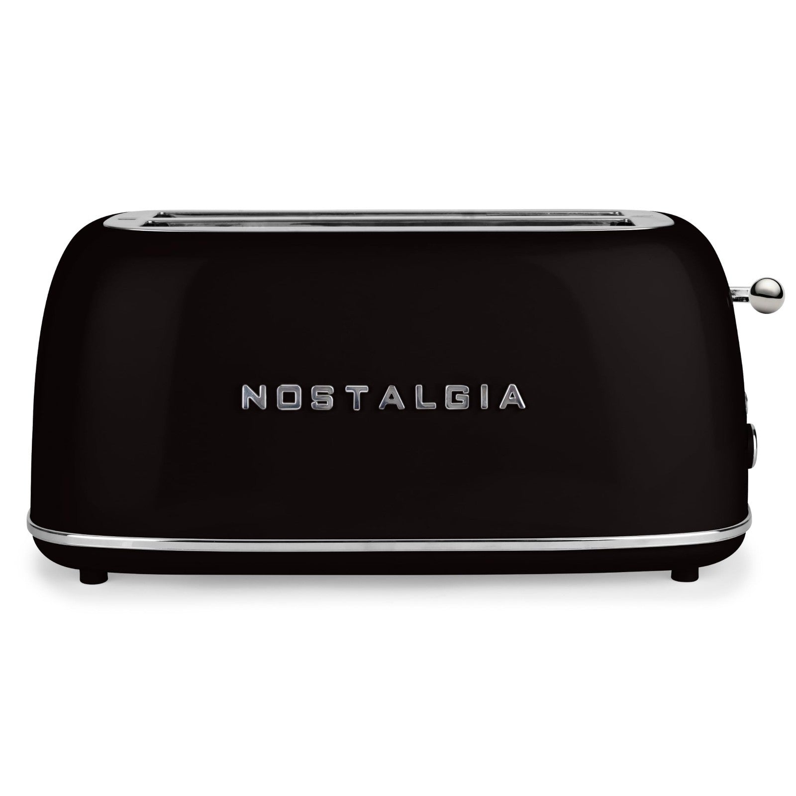 Classic Retro 4 Slice Toaster   Vintage Enamel Steel, Wide Slots, 6 Levels, Defr1