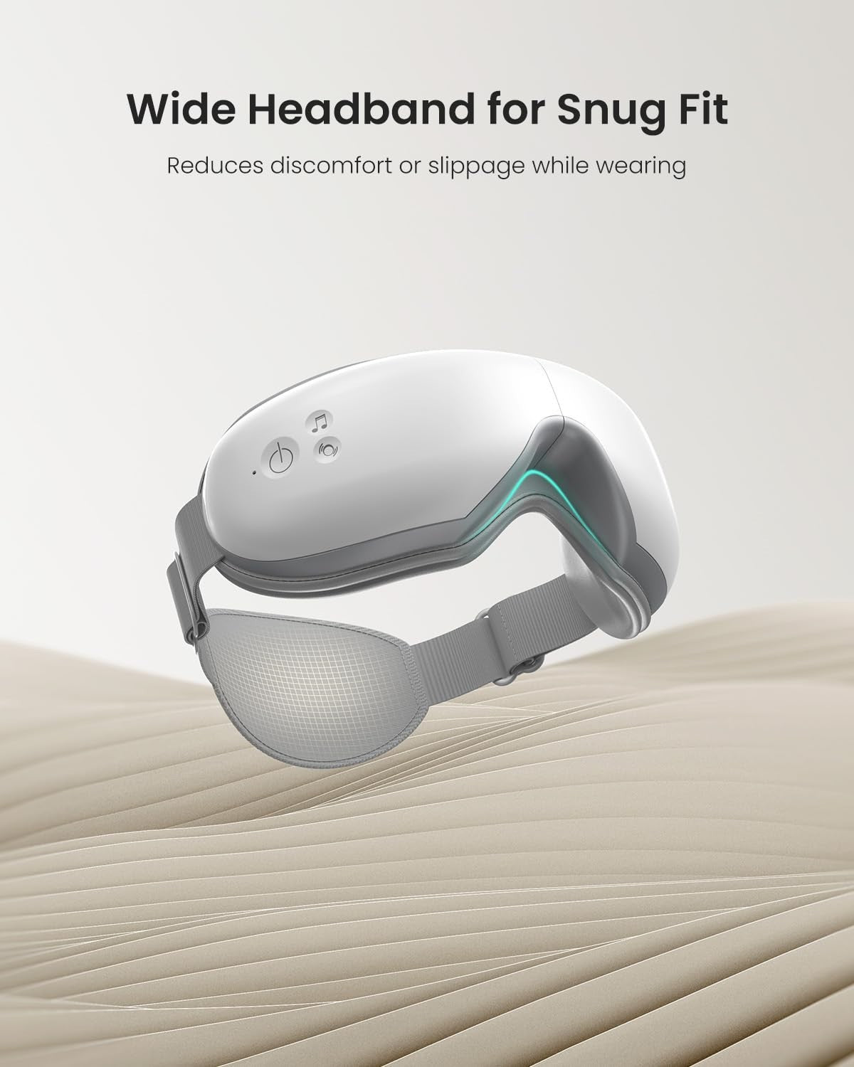 Heated Eye Massager with Voice Control | Vibration Relief for Tension, Strain &5