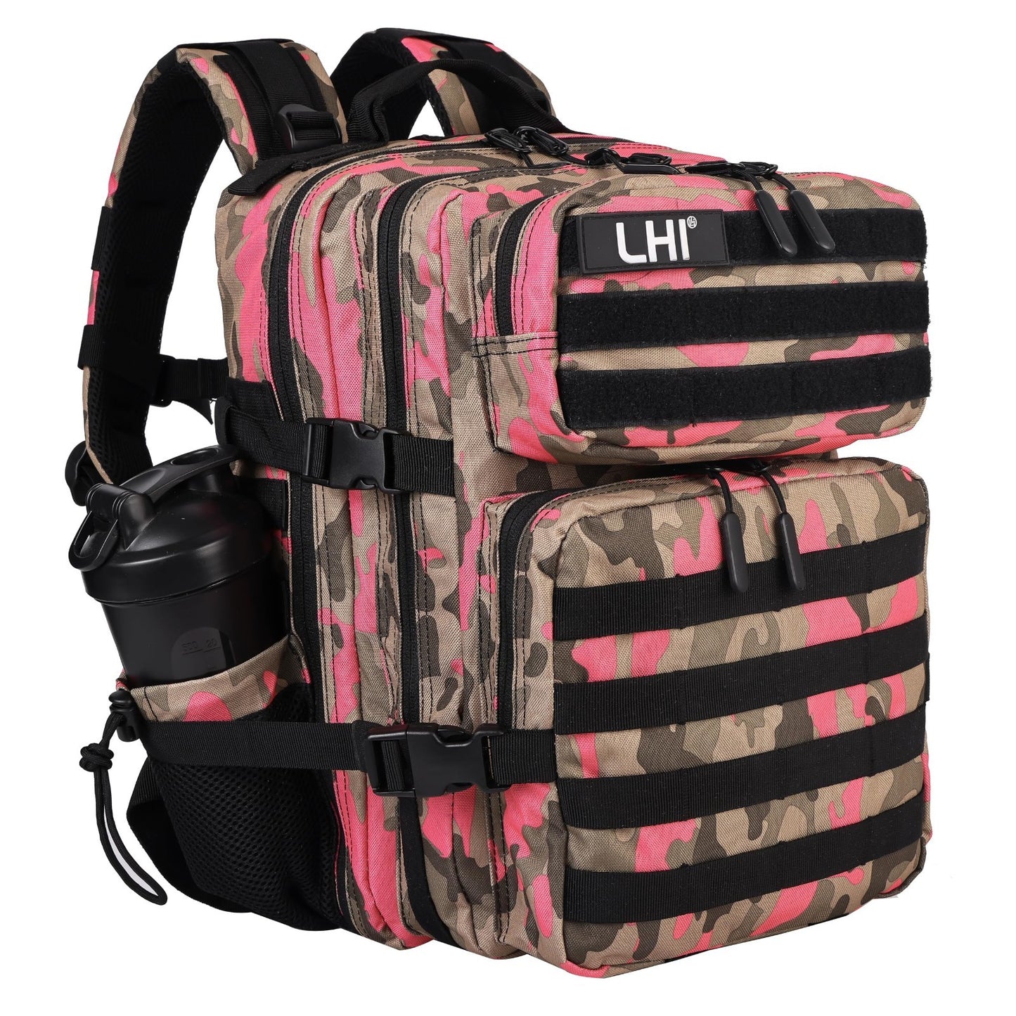 Tactical Military Backpack 25L/35L Army Assault Pack Rucksack with Water Bottle1