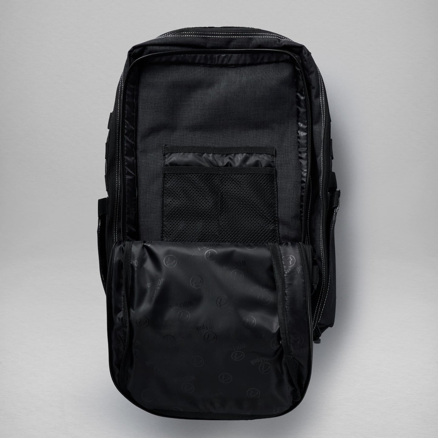 Durable 45L Waterproof Gym Backpack   1000D Oxford, MOLLE Webbing, Laptop Pocket4