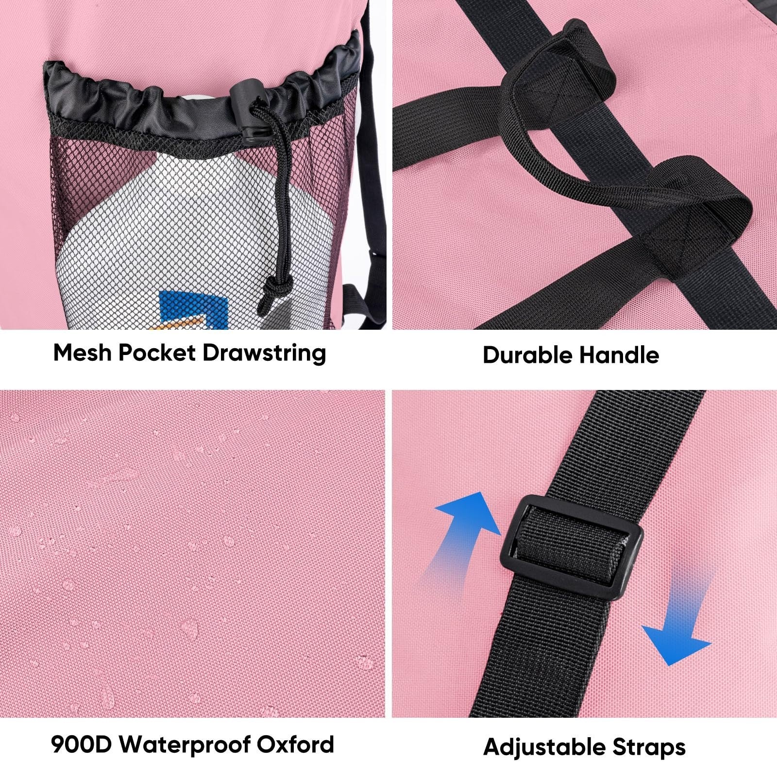 Optimized eBay Title:  "120L Large Laundry Backpack Bag - Durable 900D Oxford F4