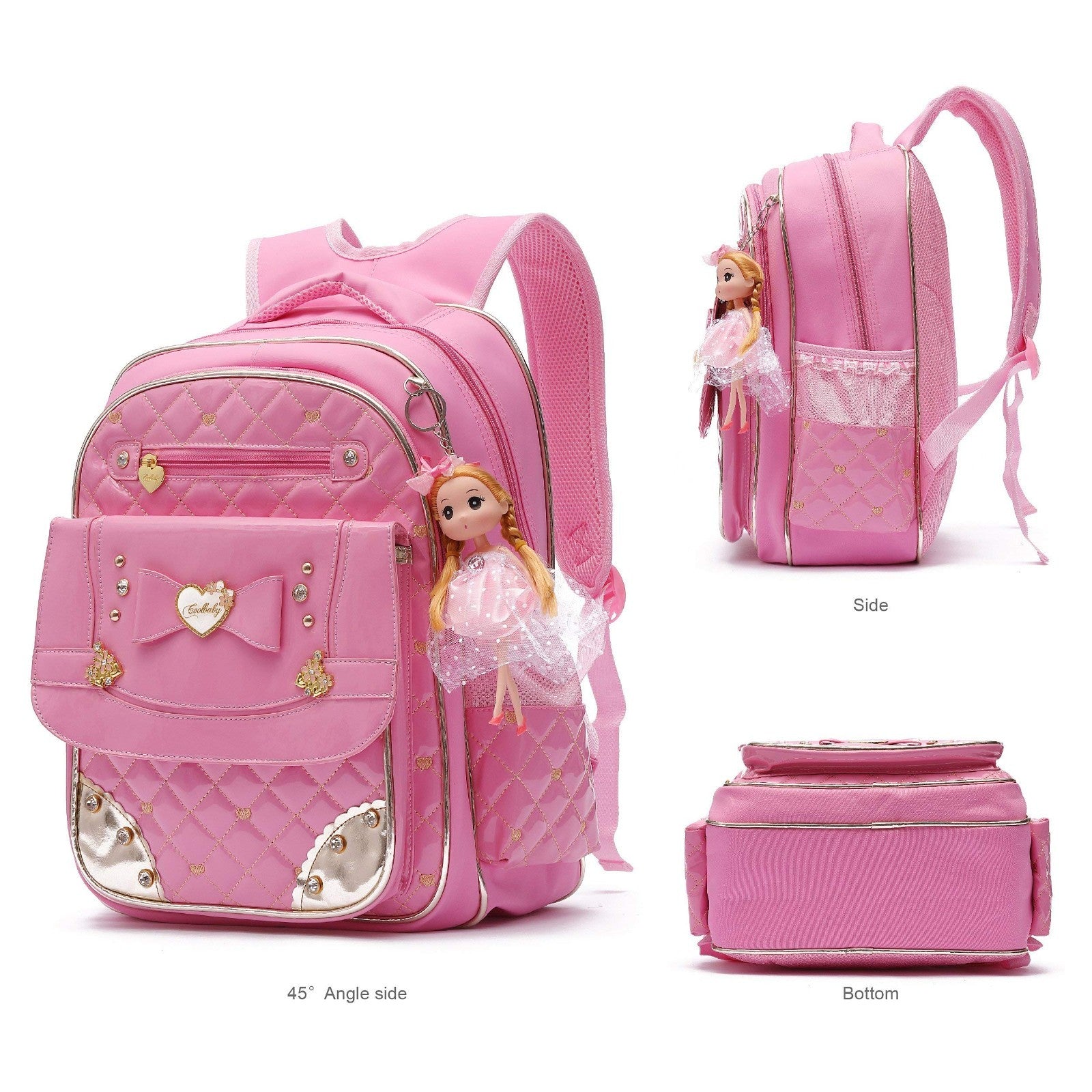 Cute Waterproof Backpack for Girls   Large Toddler School Bag & Travel Daypack7