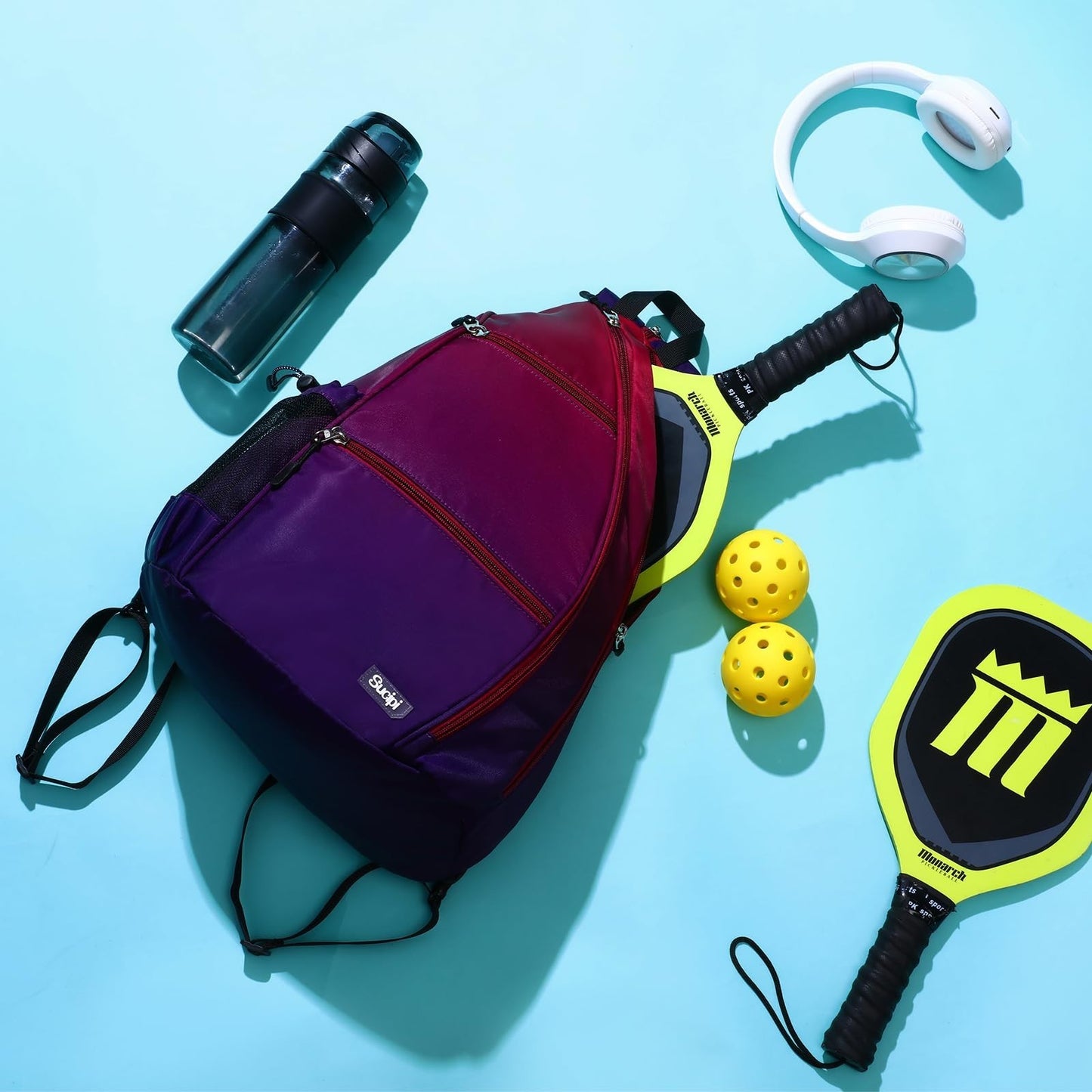 Adjustable Pickleball Backpack with Fence Hook, Large Capacity & Safety Pocket4