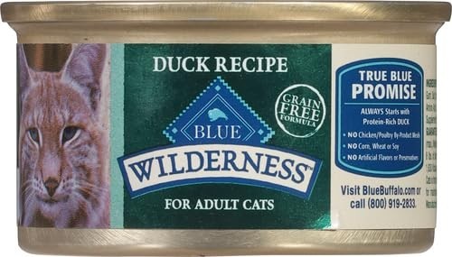 Grain Free Duck Paté Wet Cat Food, 3 oz Cups, 24 Pack   High Protein & Flavorful3