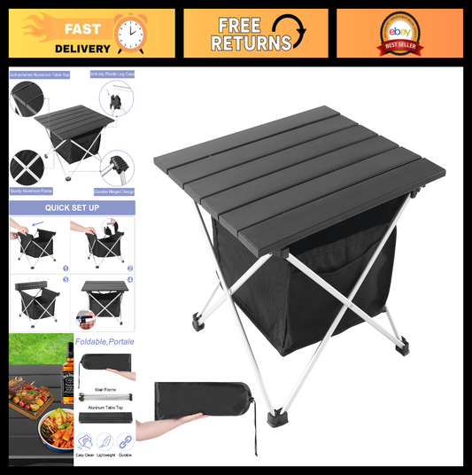 **Optimized eBay Title:**  Ultralight Portable Camping Table with Storage Bag -0