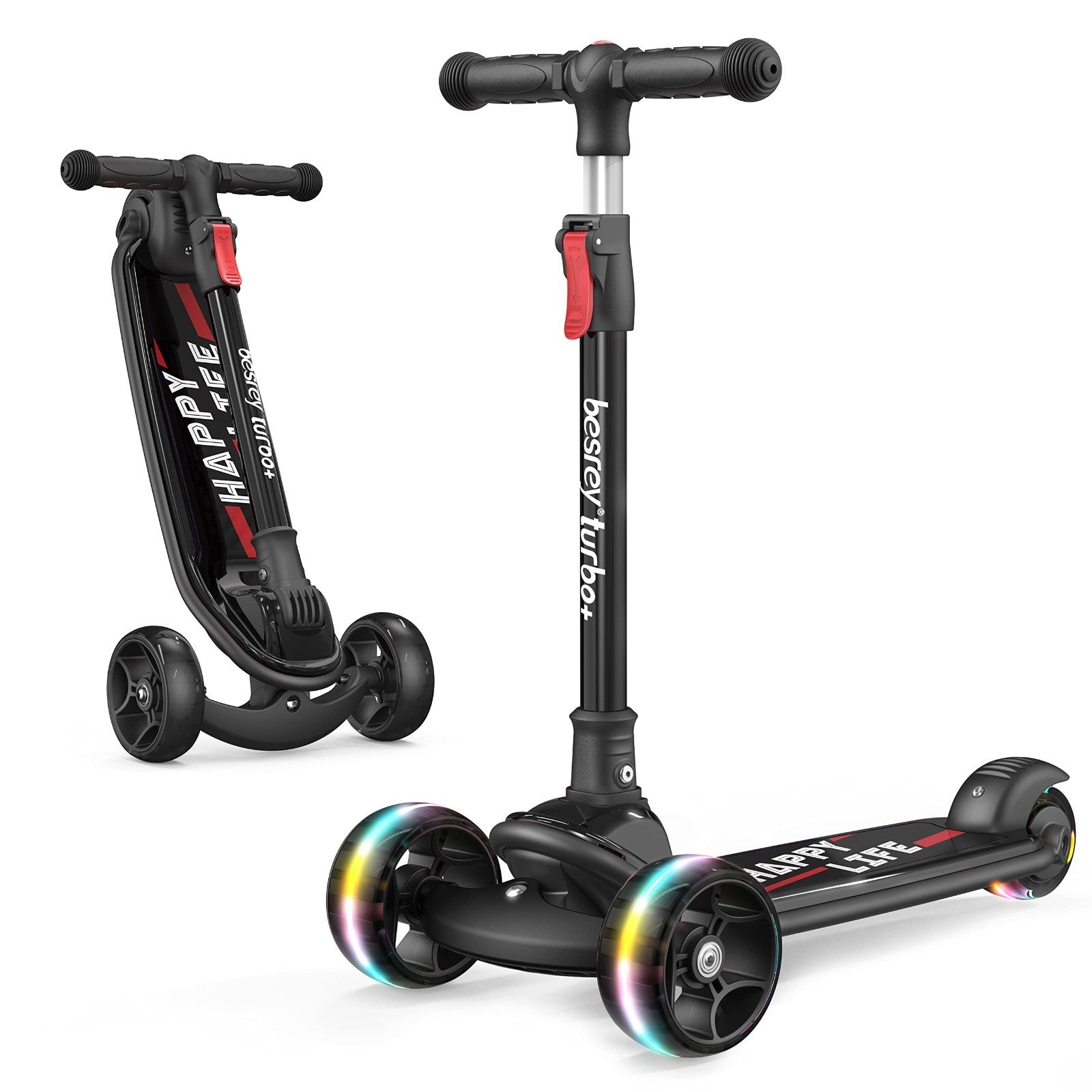 3-Wheel Kids Scooter Ages 3-10, Adjustable Height, Safe & Fun Ride-On Toy1