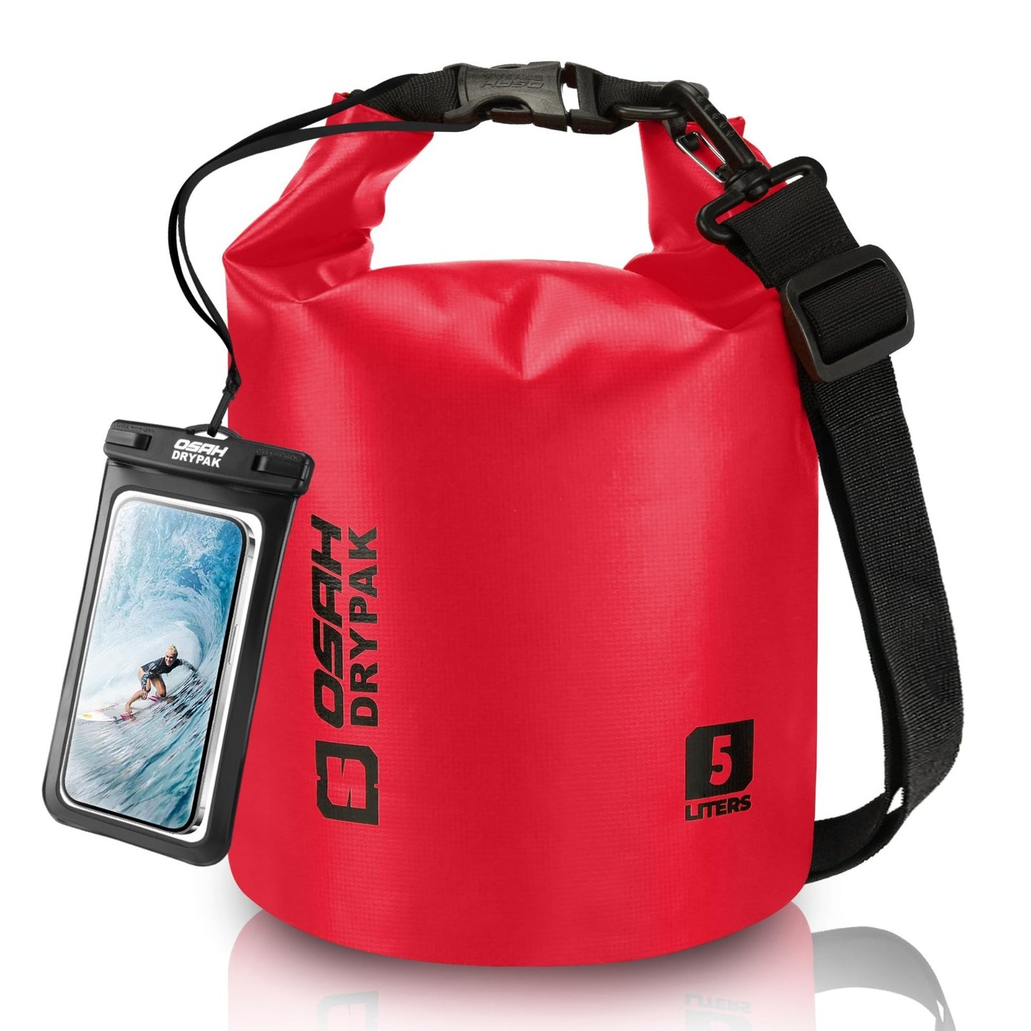 Waterproof Dry Bag - Lightweight Roll Top Backpack, 5L-40L for Travel, Kayaking,1