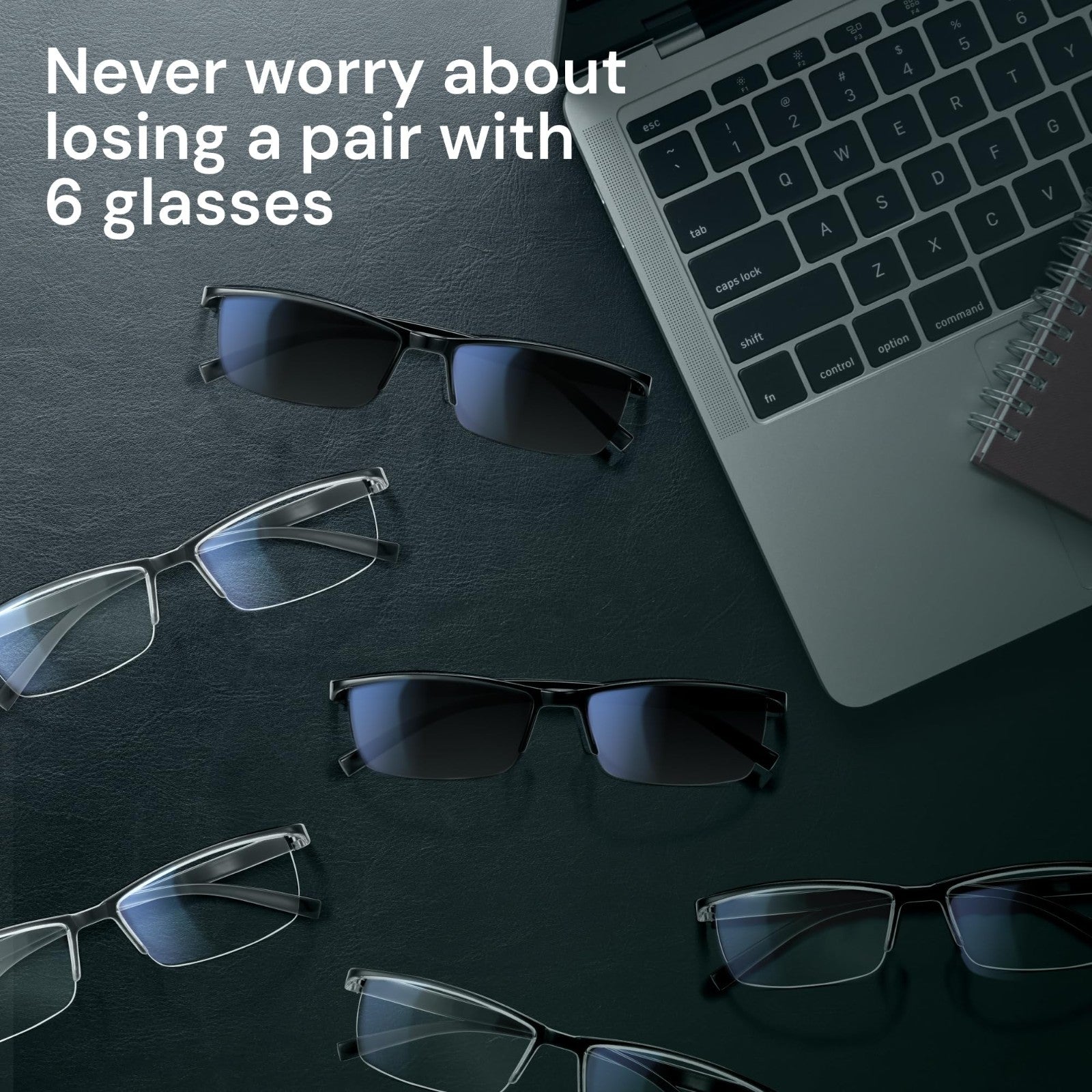 Durable Blue Light Filtering Reading Glasses for Men - Comfortable TR90 Frames7