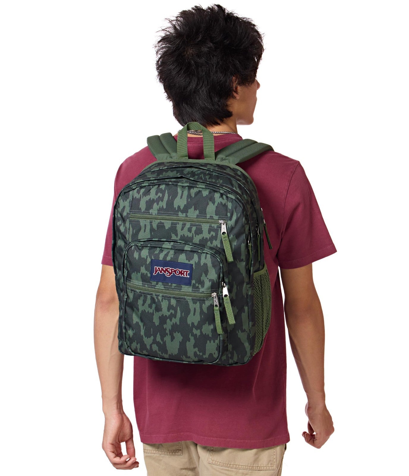 Laptop Backpack for 15" Laptop   Ergonomic, 2 Compartments, Haul Handle, Camo8