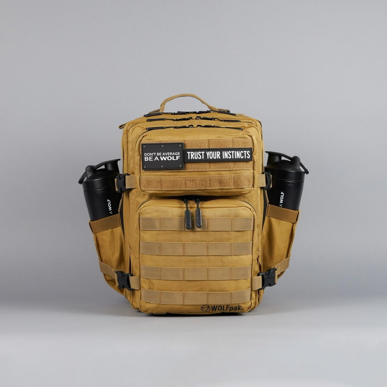 Durable 25L Athletic Gym Backpack   Waterproof Oxford, MOLLE Webbing, Laptop Poc8