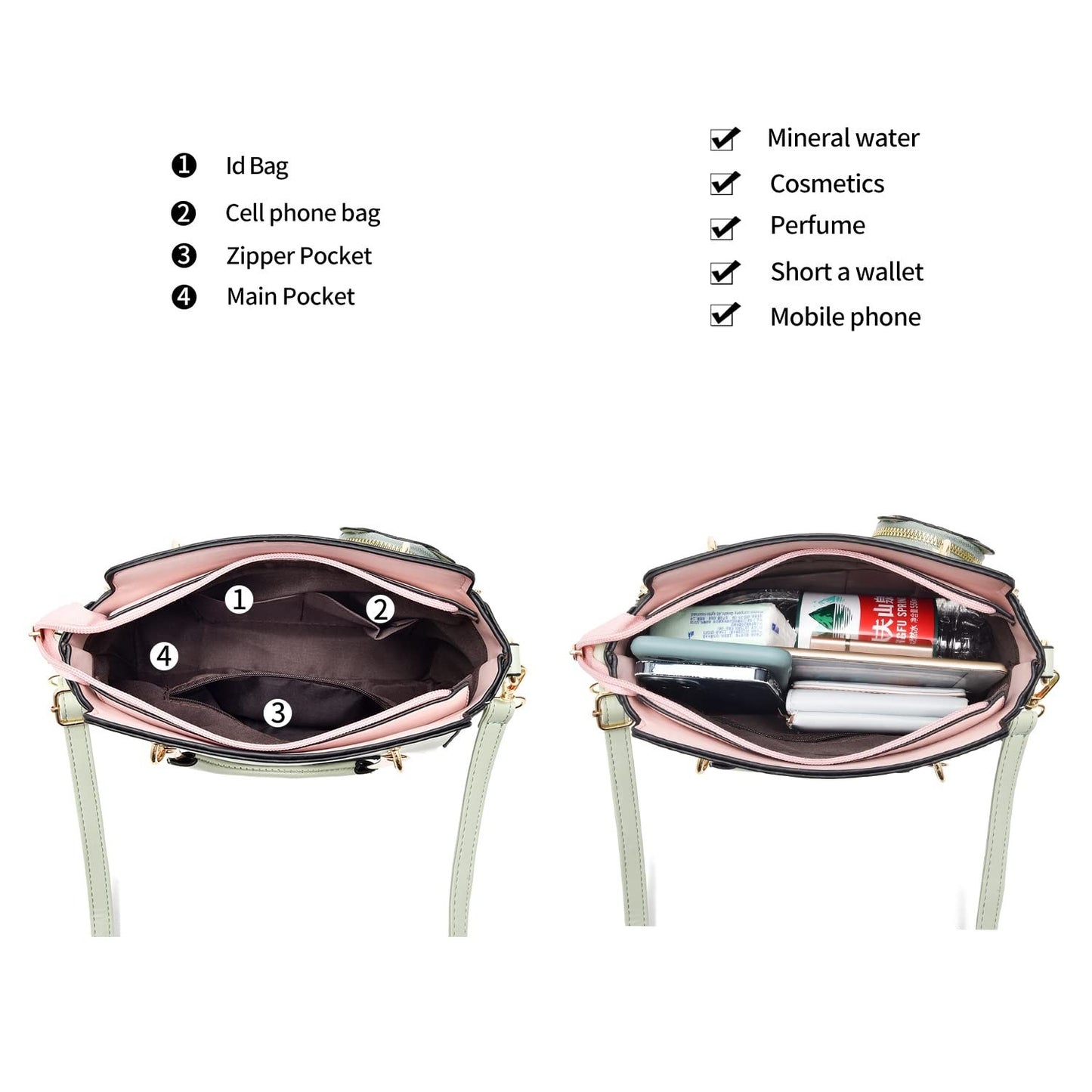 Stylish Women's Crossbody Handbags, Top Handle Satchel & Small Tote Bags3