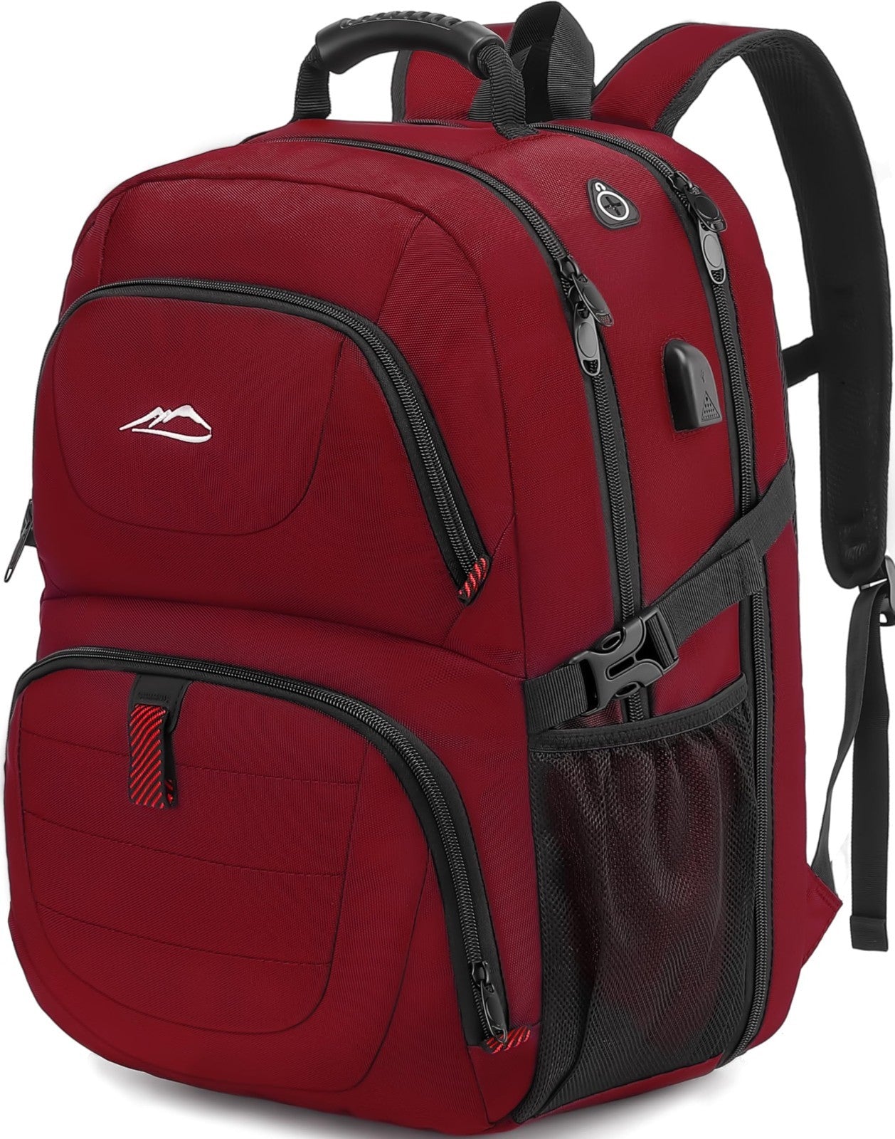 Extra Large Anti Theft Travel Backpack for 18.4" Laptop, USB Charging, College &1