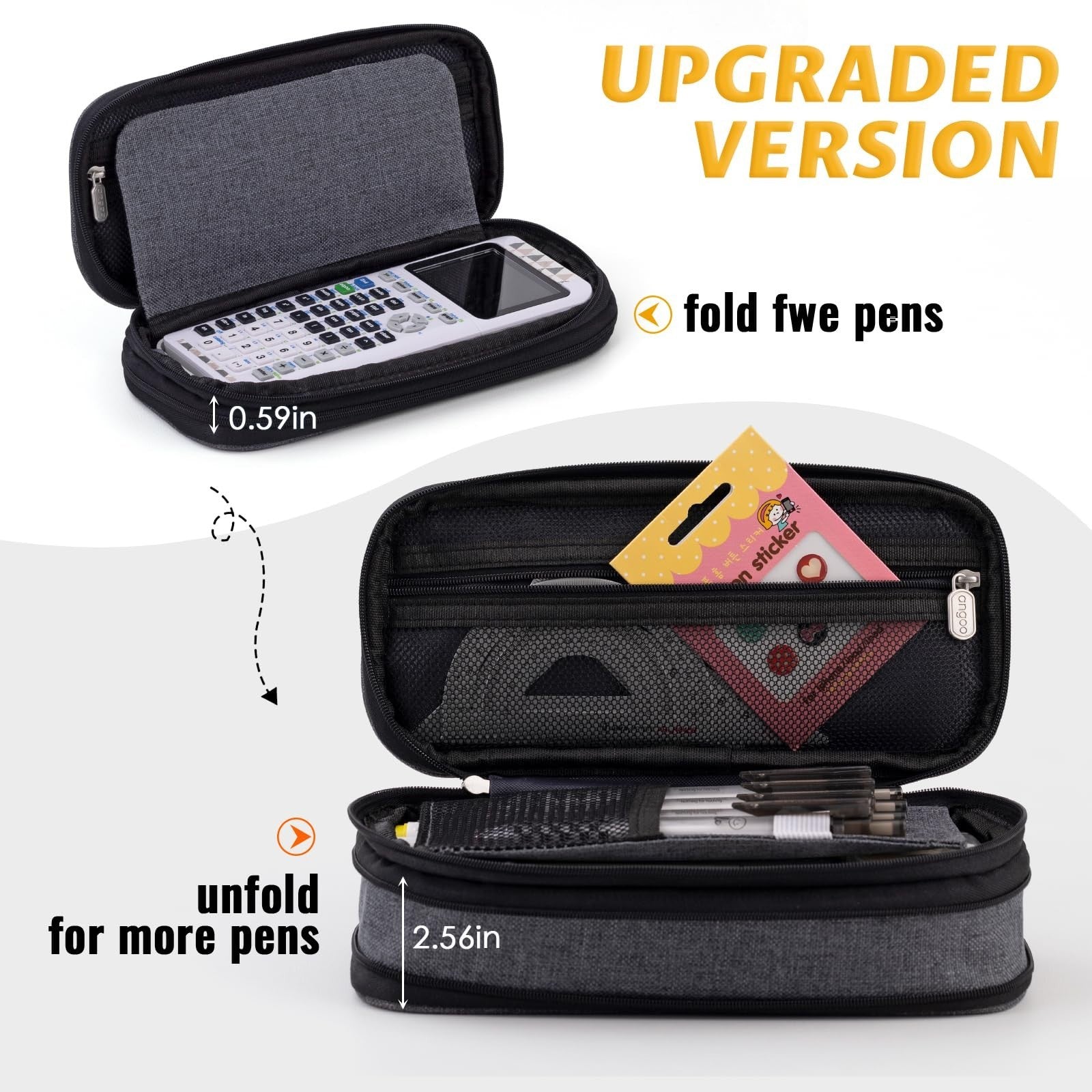 Large Capacity Pencil Case   Big Storage Bag for Office, College, School Supplie3