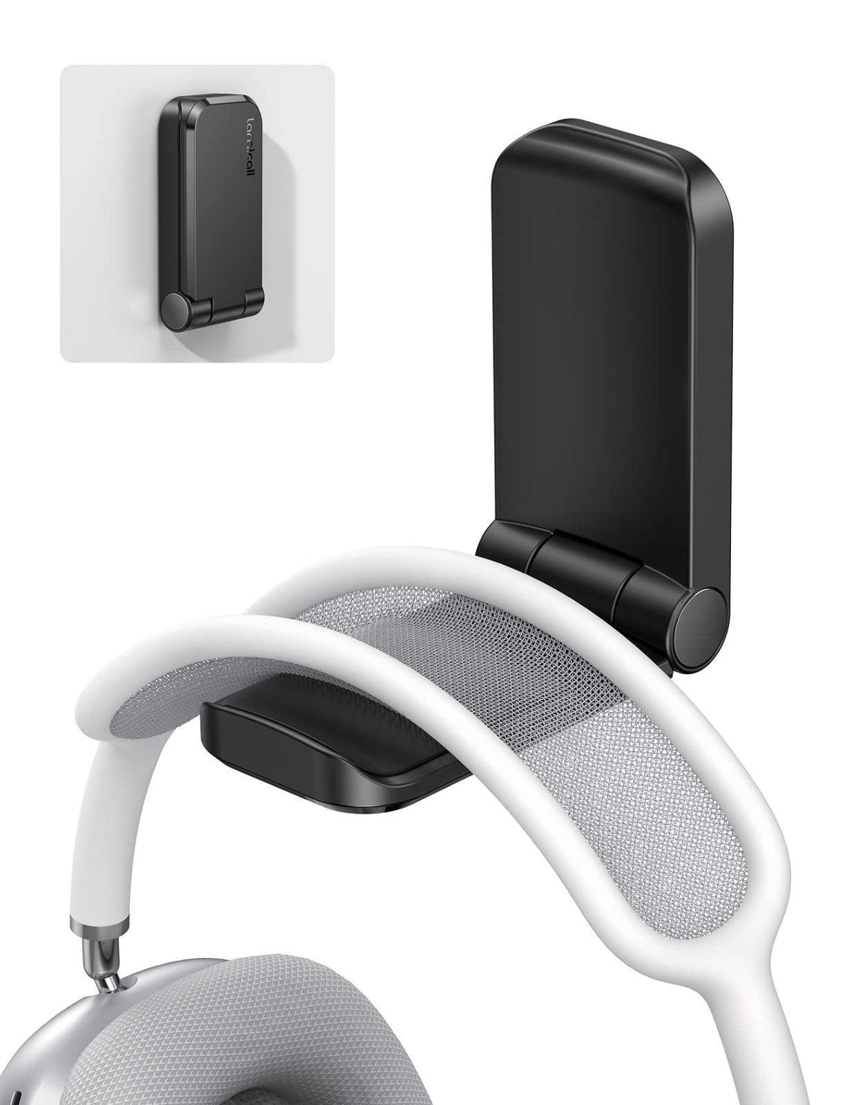 Adhesive Headphone Stand & Hook Mount Clip   Under Desk Earphone Holder for All1