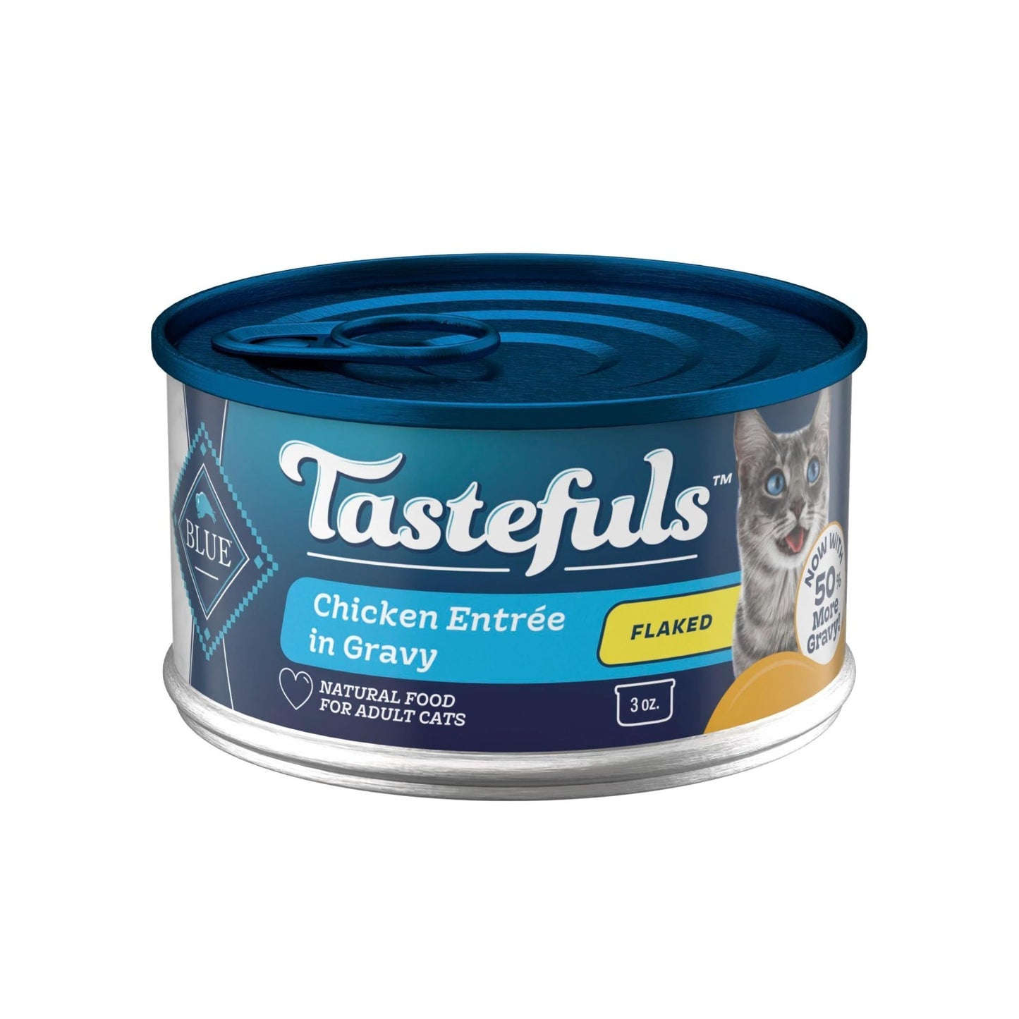 Savory Chicken Flaked Wet Cat Food, 3 oz Cups, 4 Pack   Grain Free & Natural1