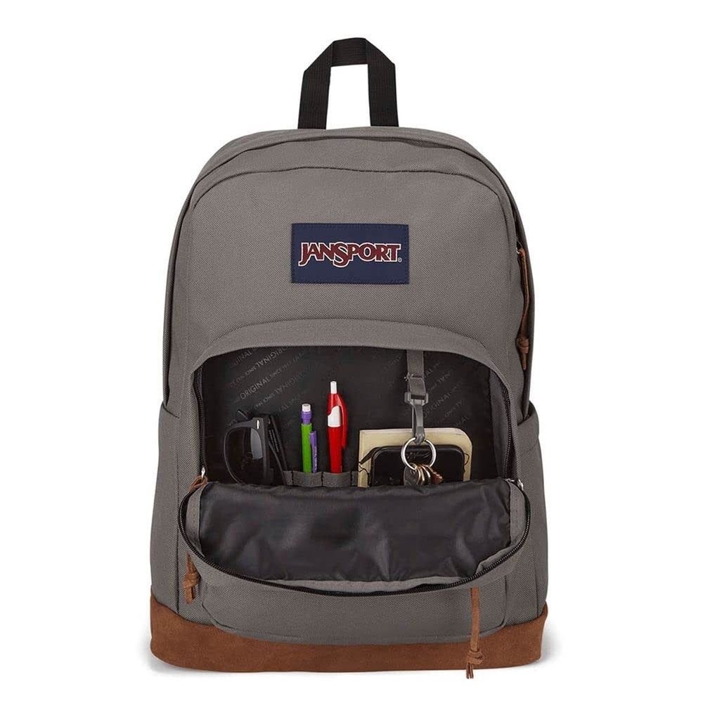 Durable Daypack Backpack with 15" Laptop Sleeve, Spacious Main Compartment & Wat4