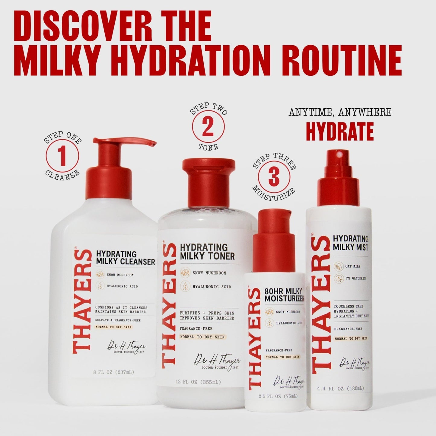 Hydrating Facial Spray with Oat Milk & Glycerin, Skin Barrier Repair Toner, 4.47