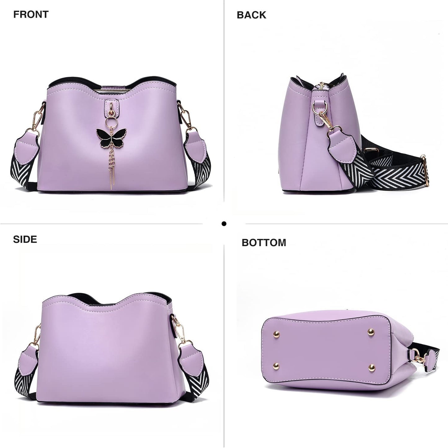 Stylish Lightweight Crossbody Bag for Women & Teens - Fashionable Handbag Purse6