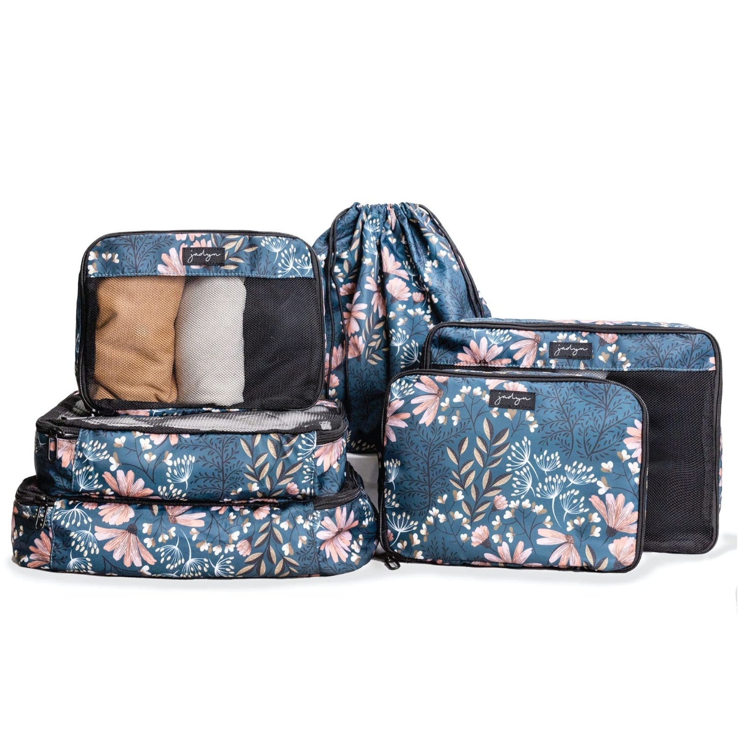 6-Piece Packing Cubes Set for Travel - Large Organizer for Suitcase & Luggage1