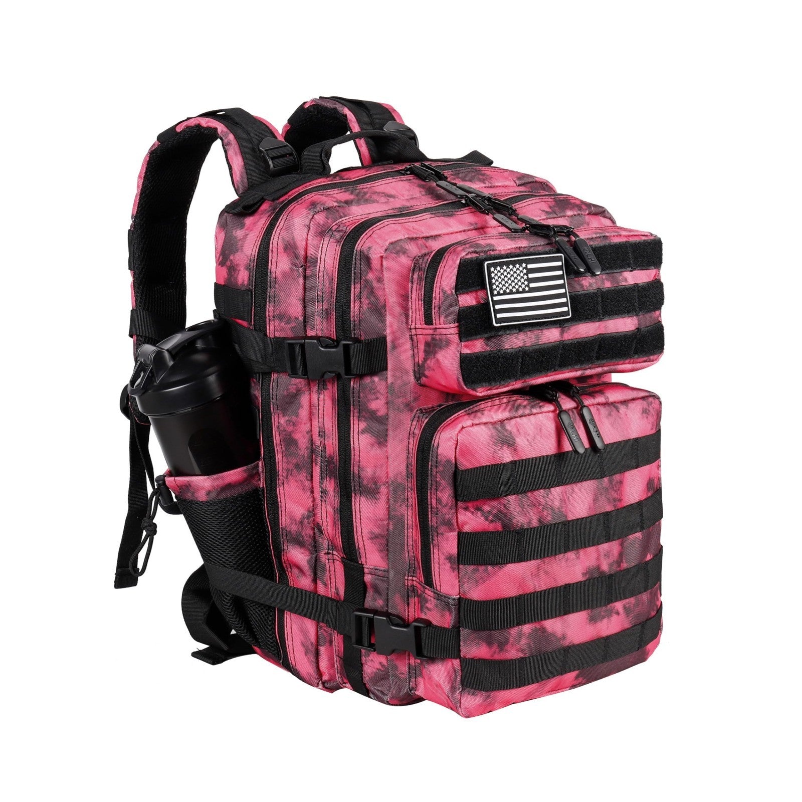 Tactical Military Backpack 25L/35L Army Assault Pack Rucksack with Bottle Holder0