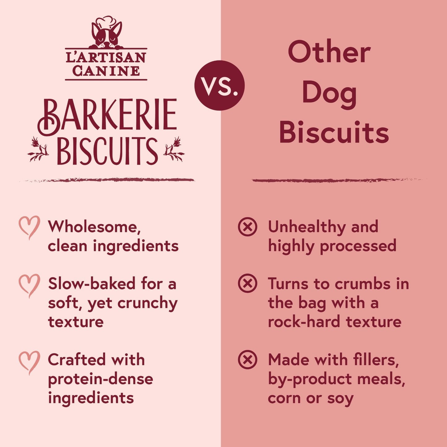 Healthy Salmon & Sweet Potato Dog Treats 8oz | Crunchy Biscuits for All Dogs, Lo5