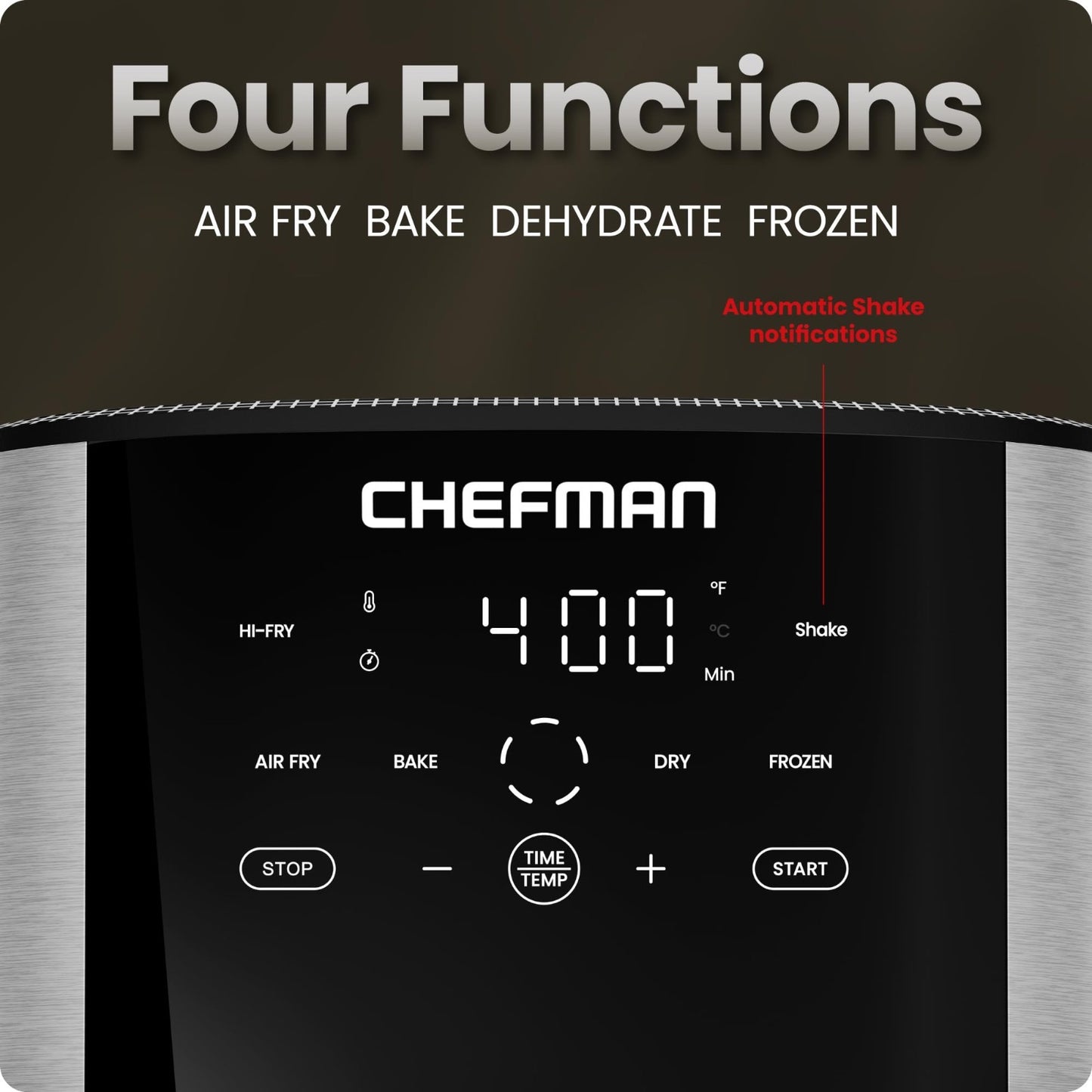 8 Qt Air Fryer 4 in 1 TurboFry | 450°F Hi Fry for Crispy Results | XL Nonstick B3