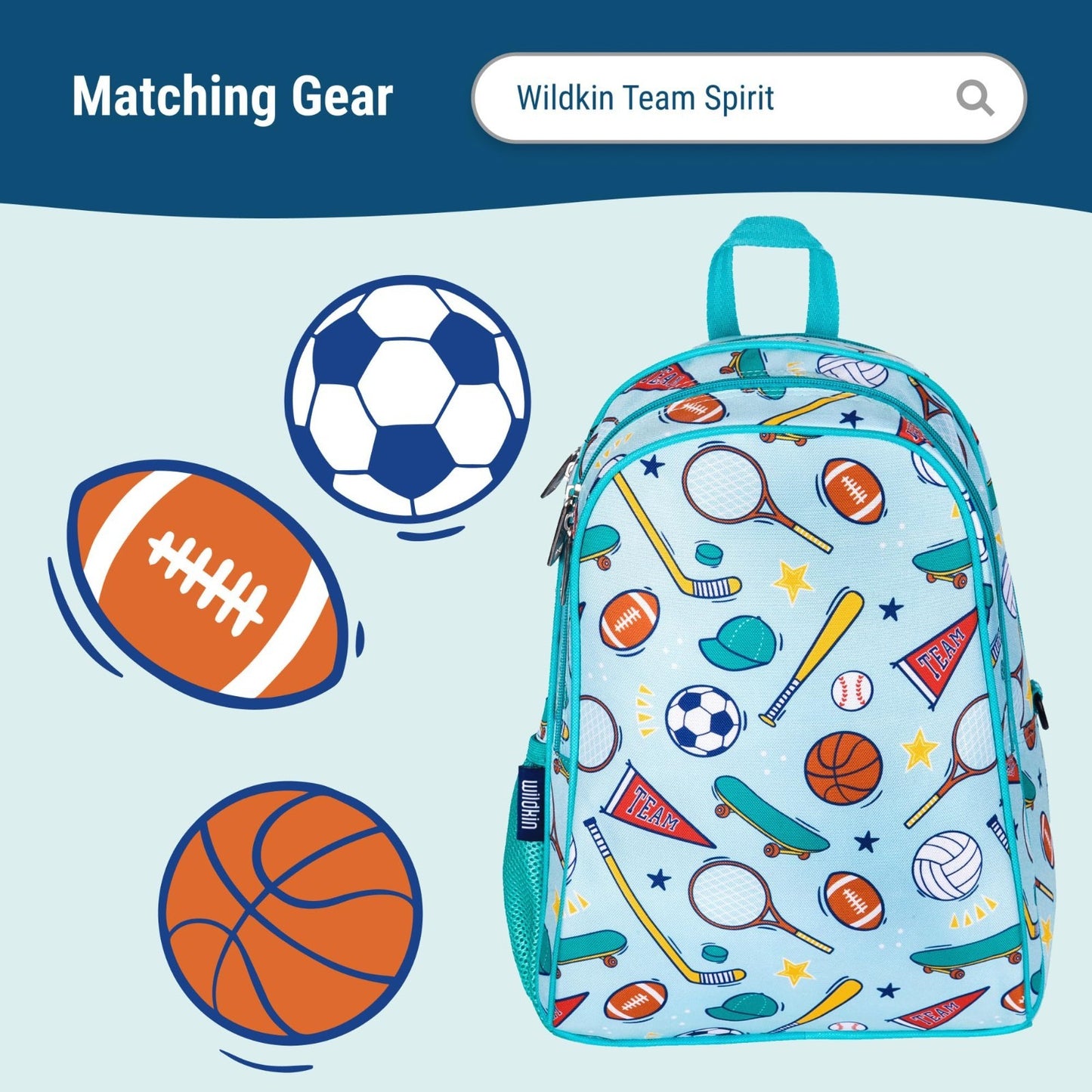 Kids Overnighter Duffel Bag - Lightweight Travel Bag for School & Sleepovers, Du5