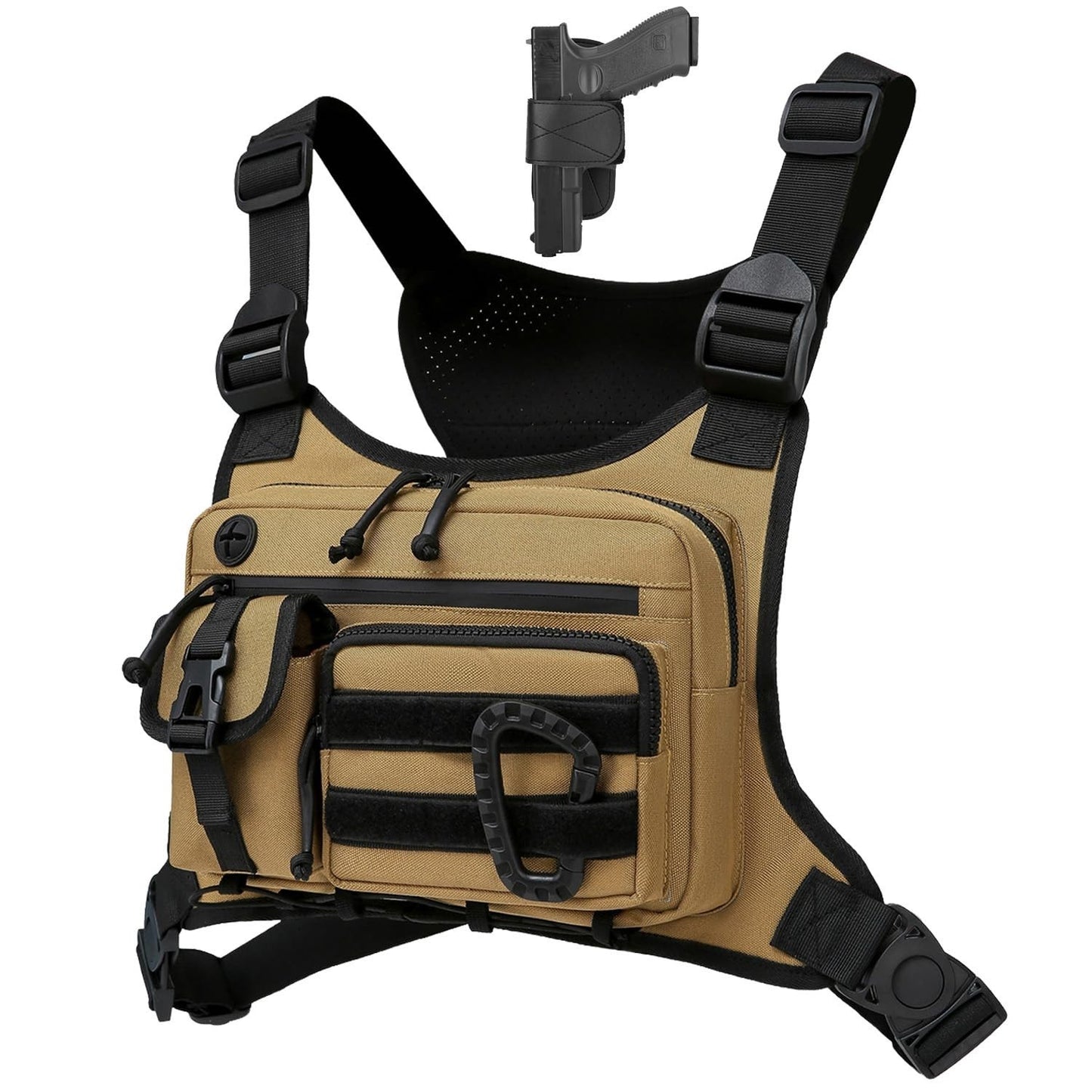 Optimized eBay Title:  "Outdoor Tactical Chest Bag for Men & Women - EDC Pack f1