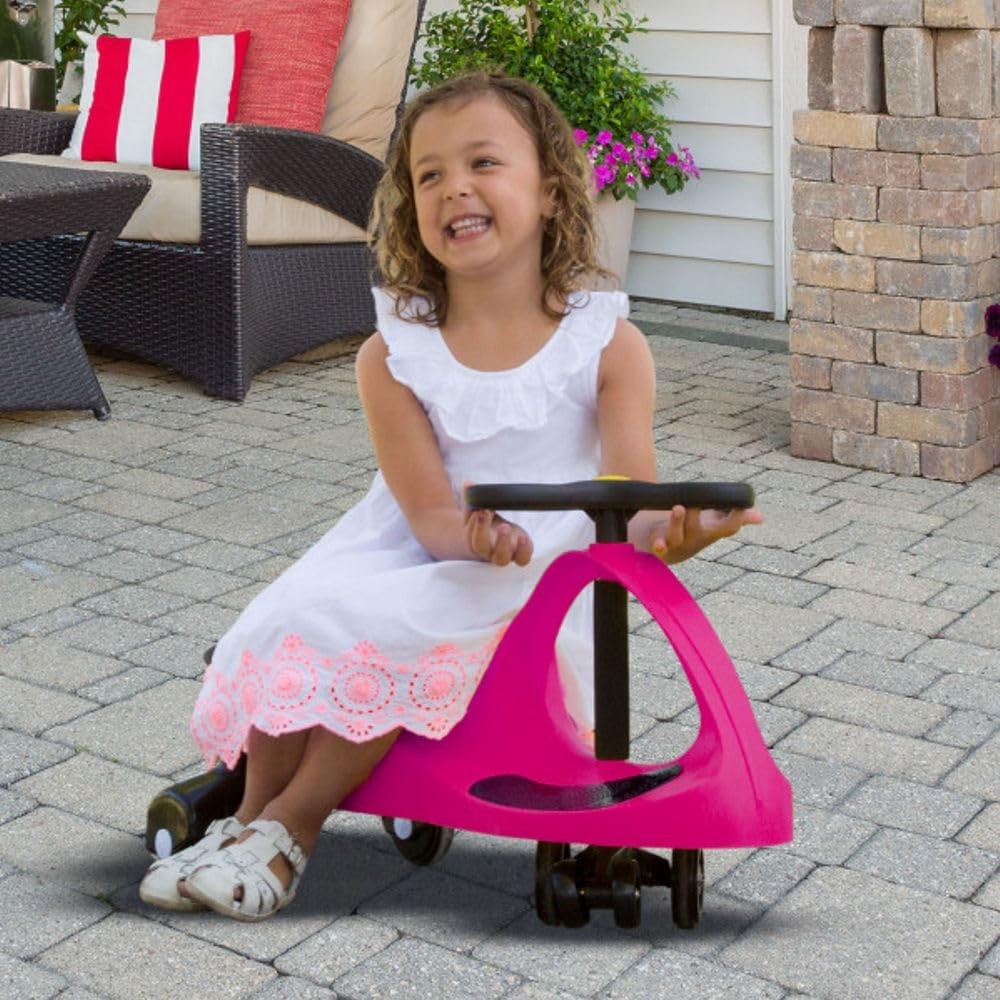 Wiggle Car Ride-On Toy for Kids 3+ - No Batteries, Gears, or Pedals - Outdoor Fu3